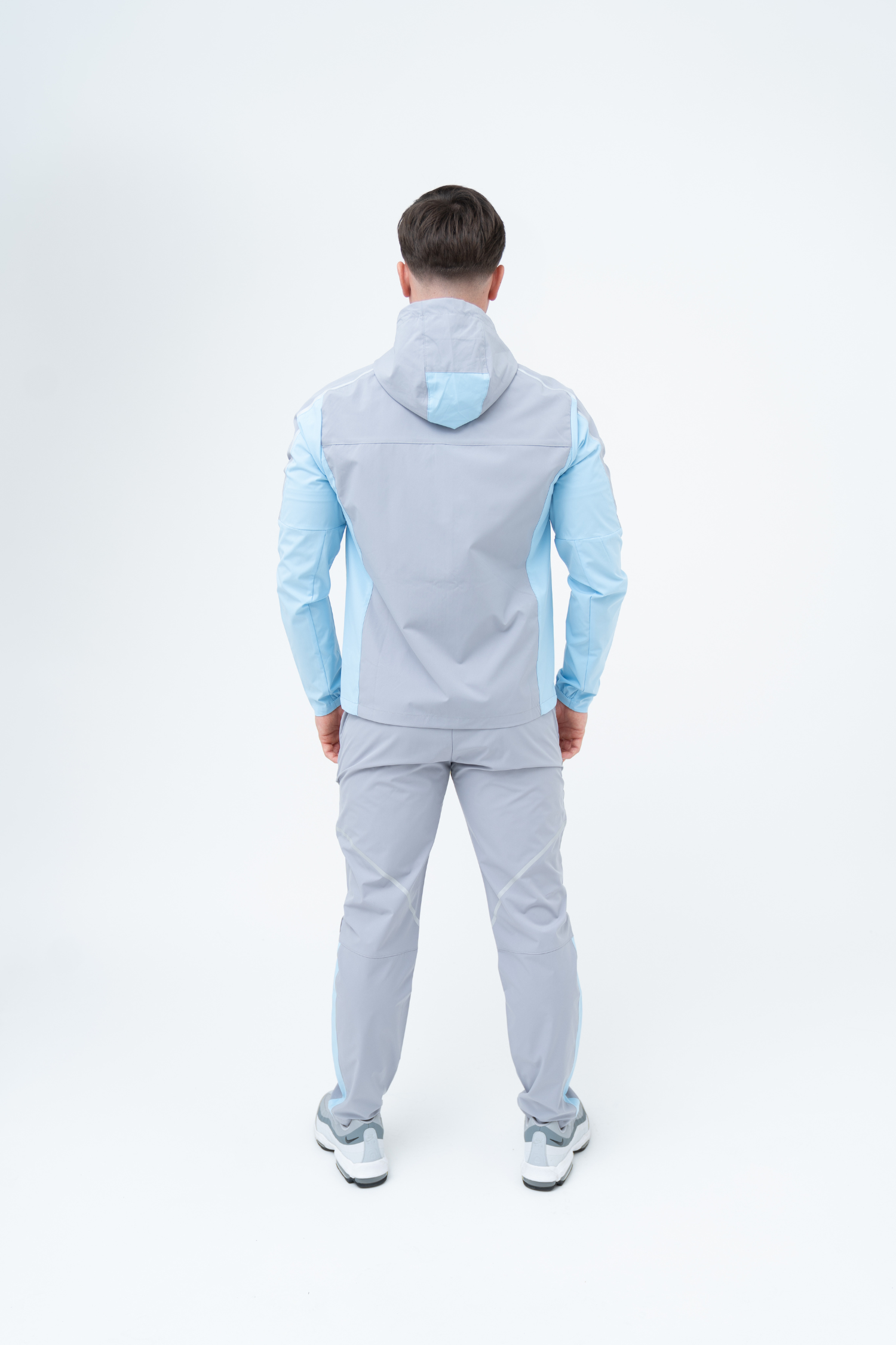 GRIID Reflect Pant - Light Grey/Sky Blue