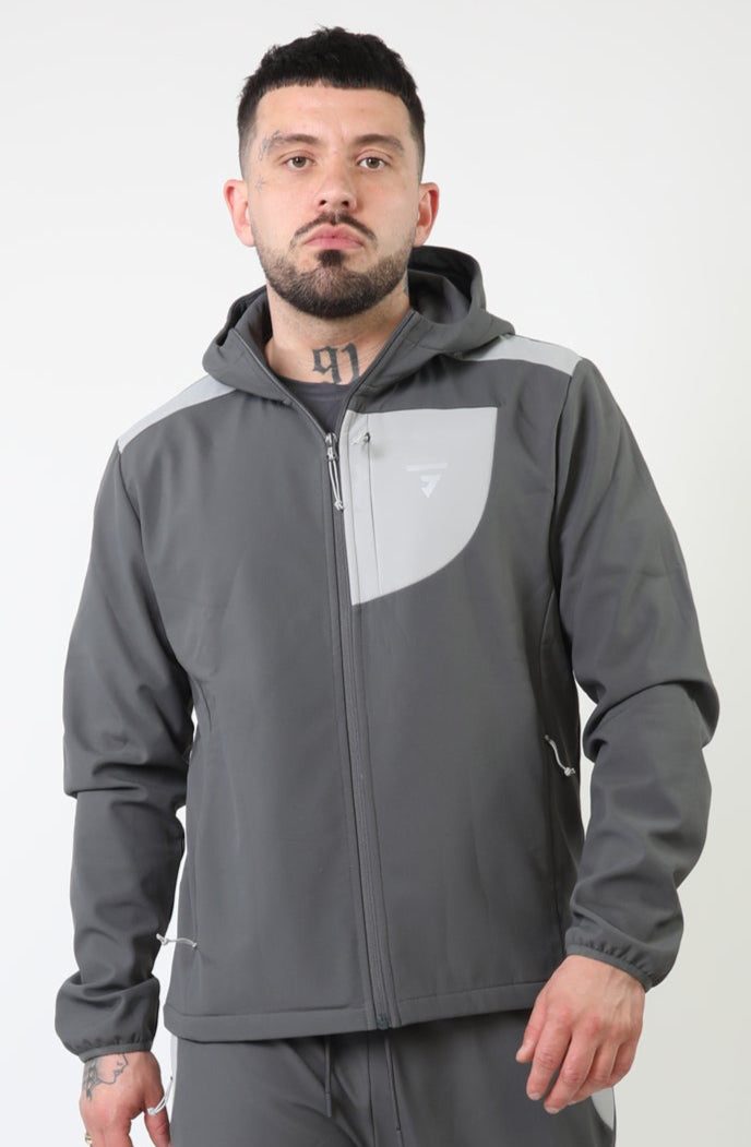 GRIID Aero Jacket - Mid Grey/Light Grey
