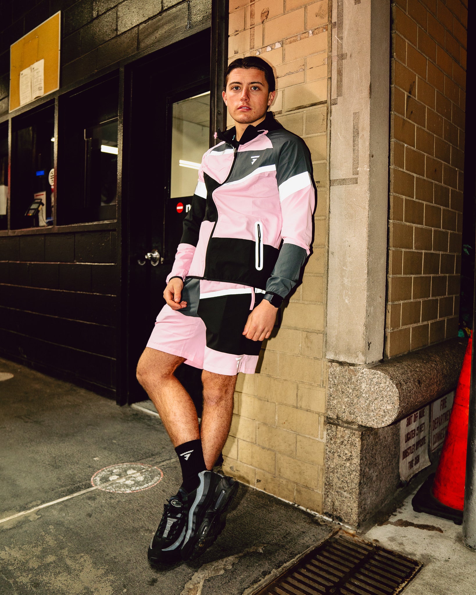 GRIID Panel Jacket - Black/Onyx/Pink