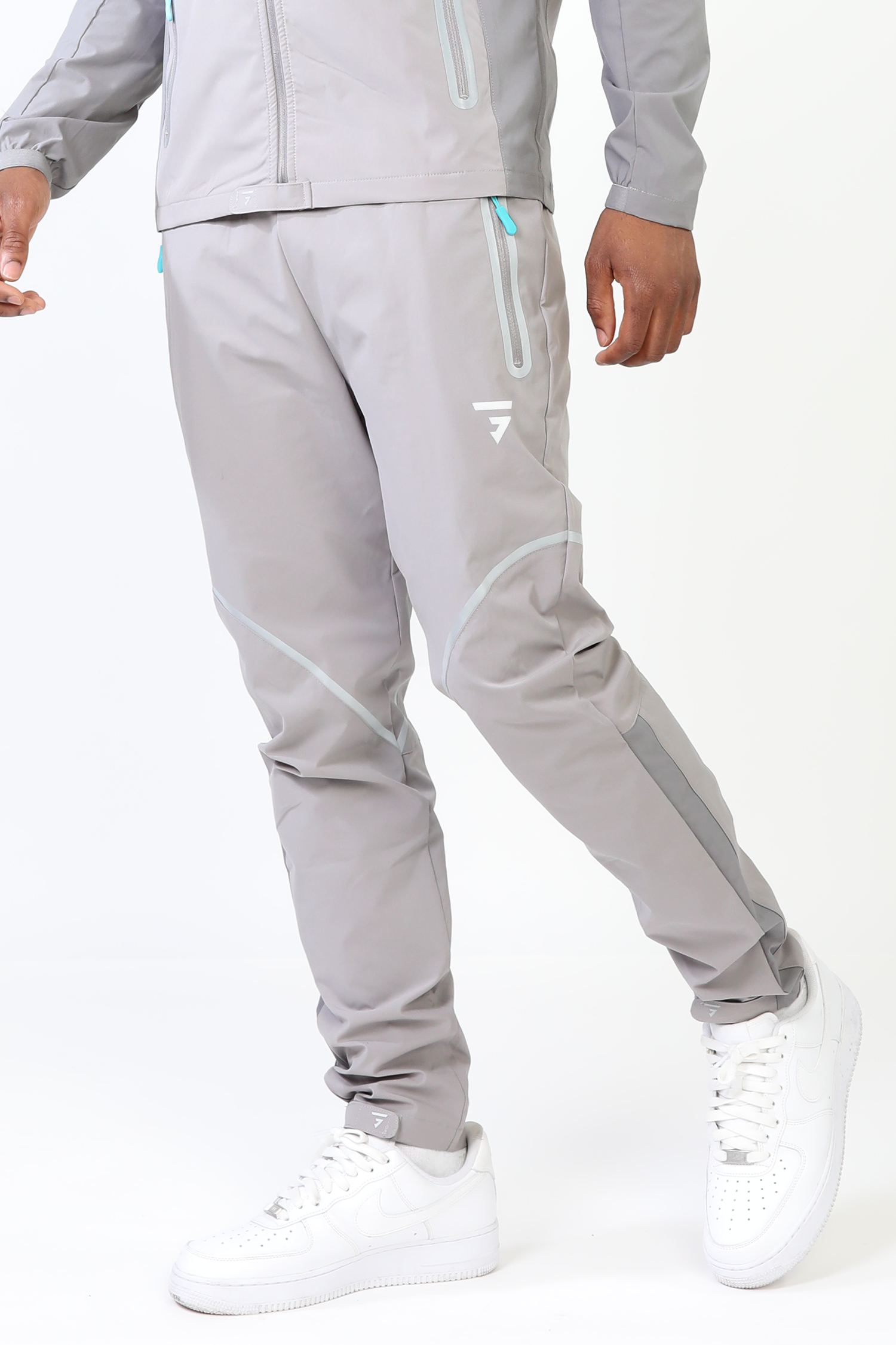 GRIID Reflect Pant - Light Grey/Mid Grey/Aqua