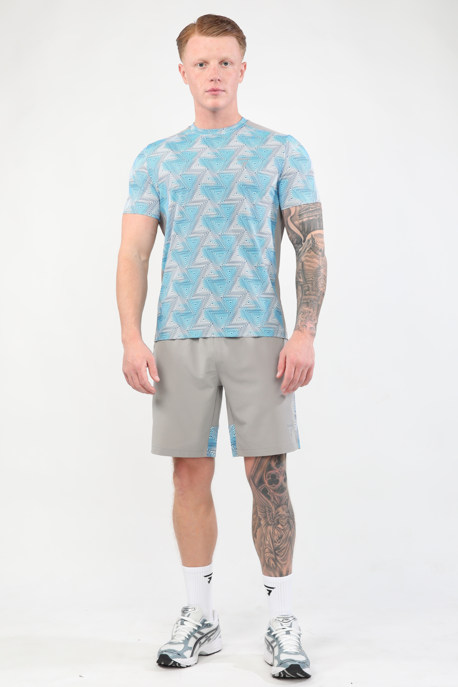 Prism Tee - Platinum Grey/Blue