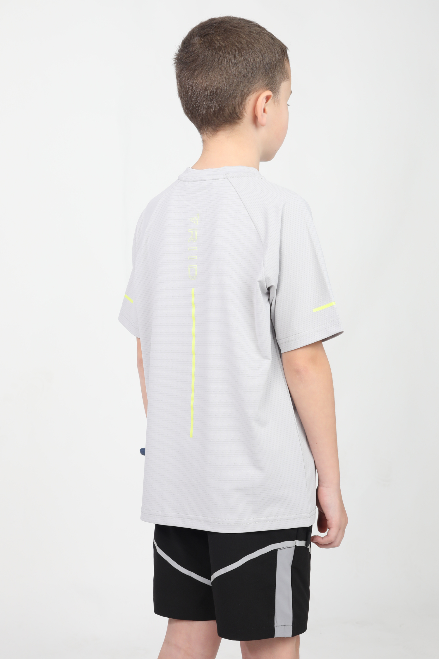 Junior Pace Tee - Light Grey