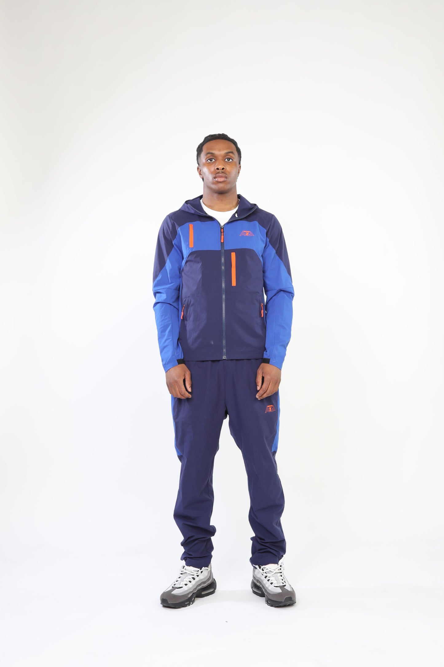 Ridge Jacket - Deep Navy/Midnight Blue/Orange
