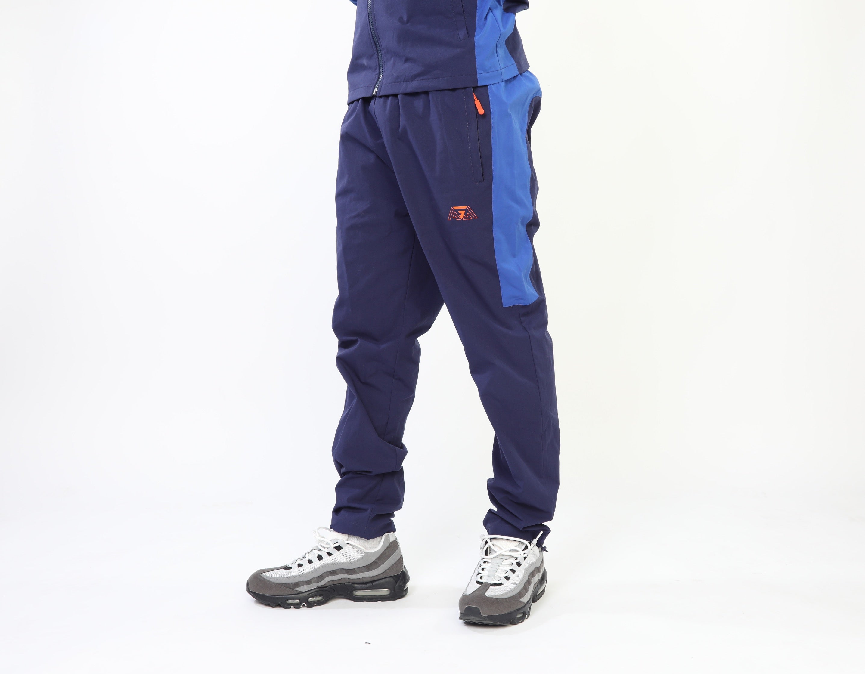 GRIID Ridge Pant - Deep Navy/Midnight Blue/Orange