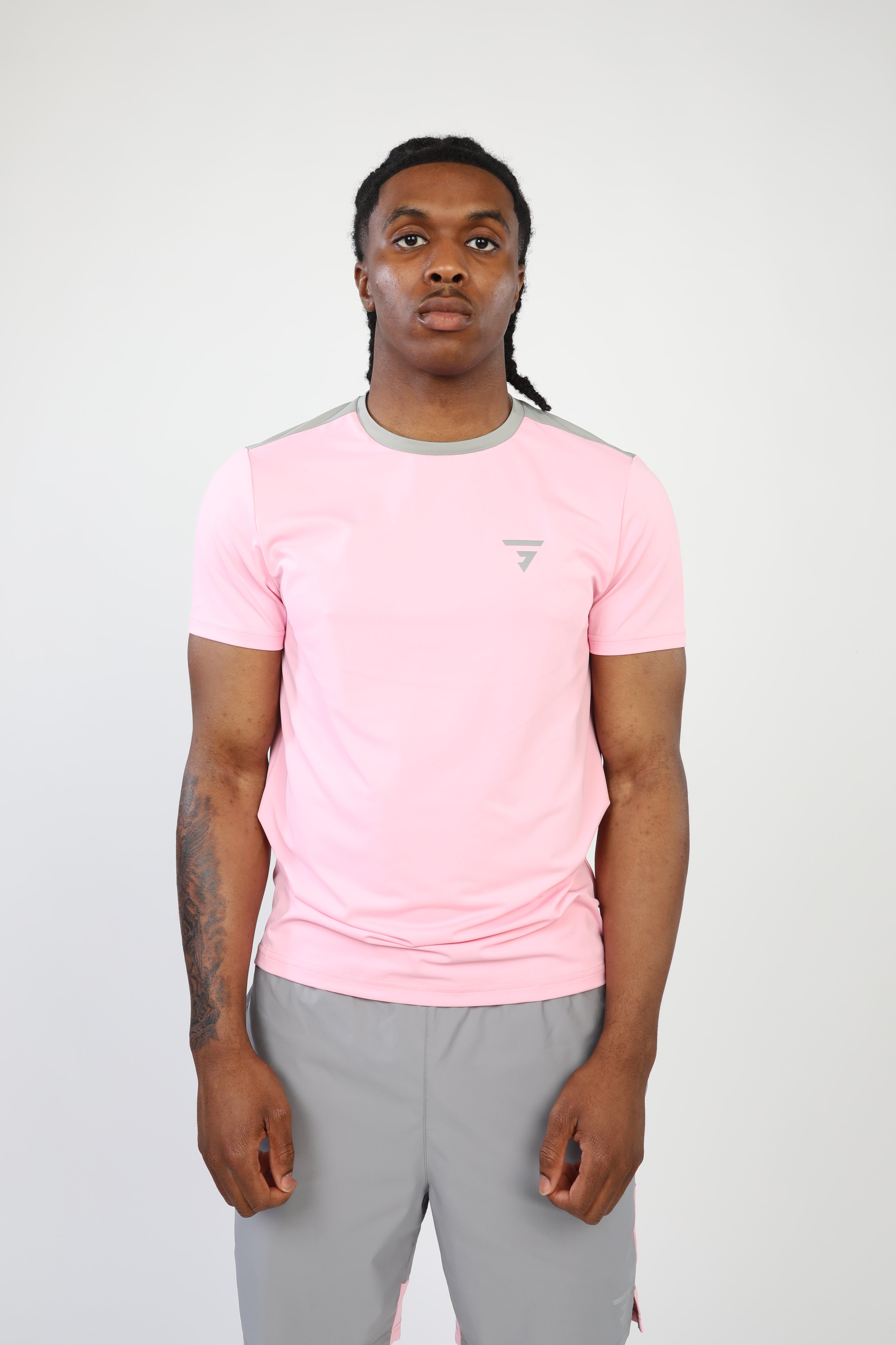 GRIID Pulse Tee - Monument/Pink Foam