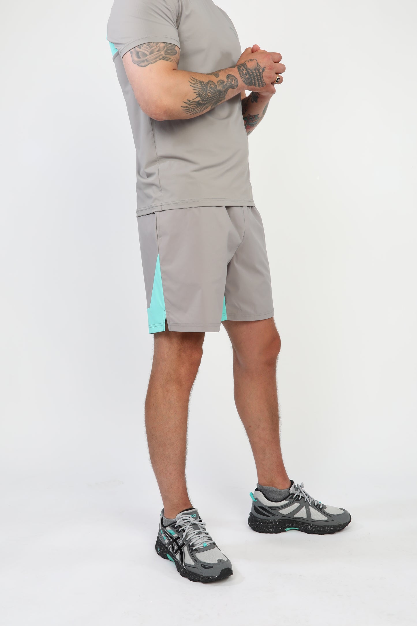 Pulse Shorts - Platinum Grey/Mint