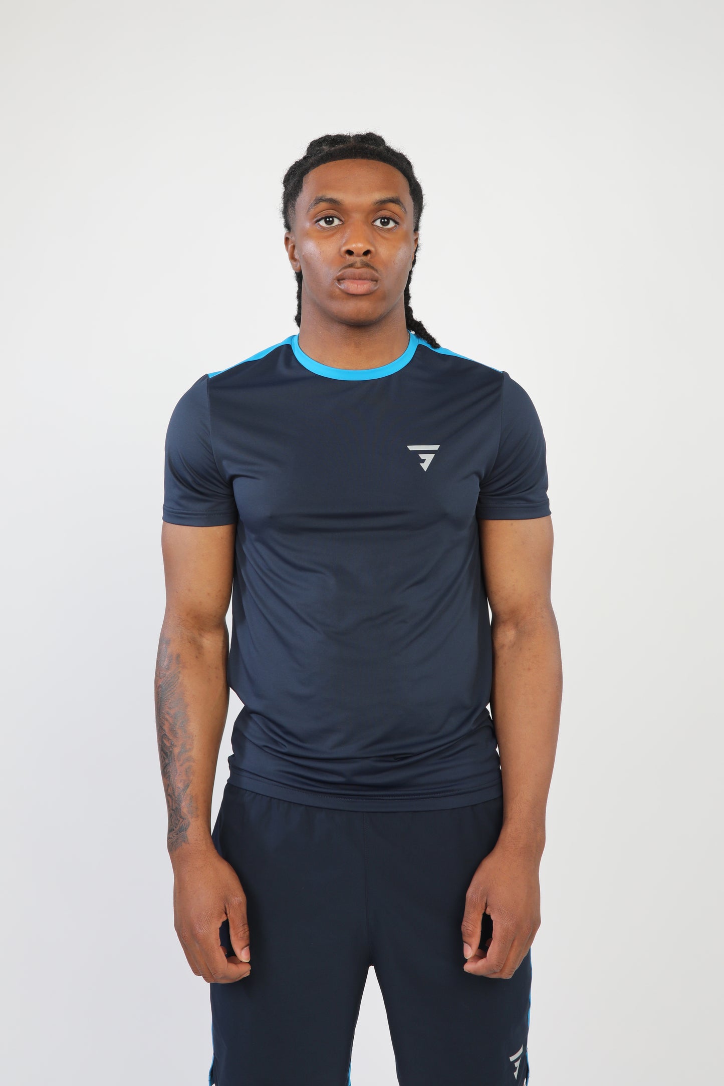 Pulse Tee - Navy/Tide