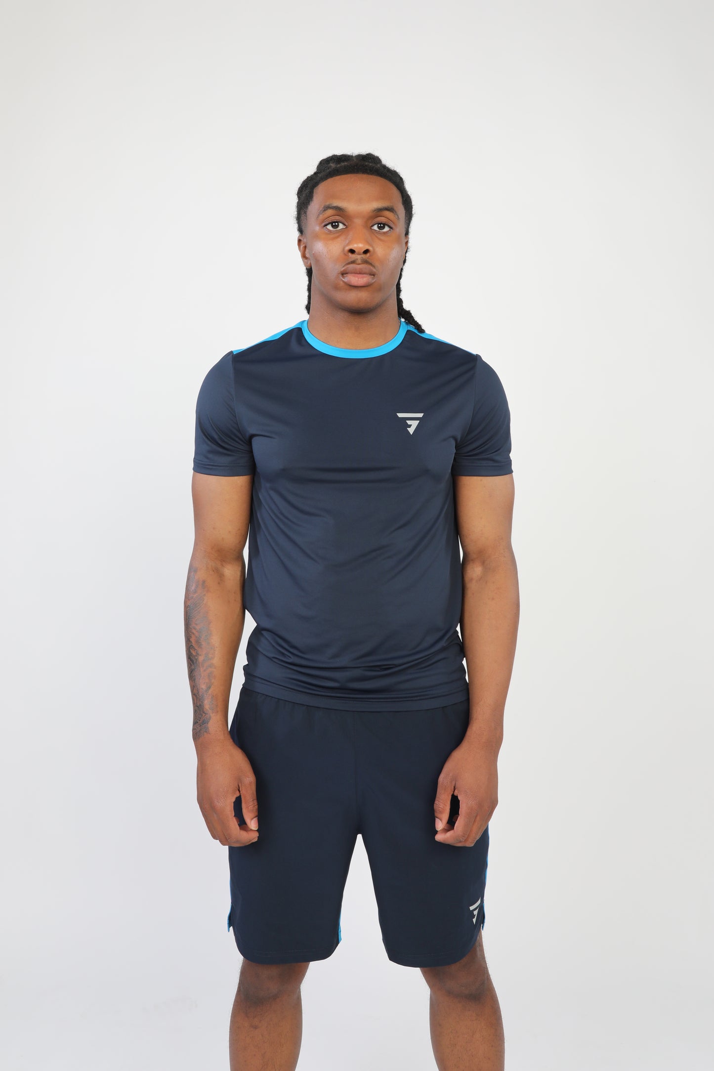 Pulse Tee - Navy/Tide