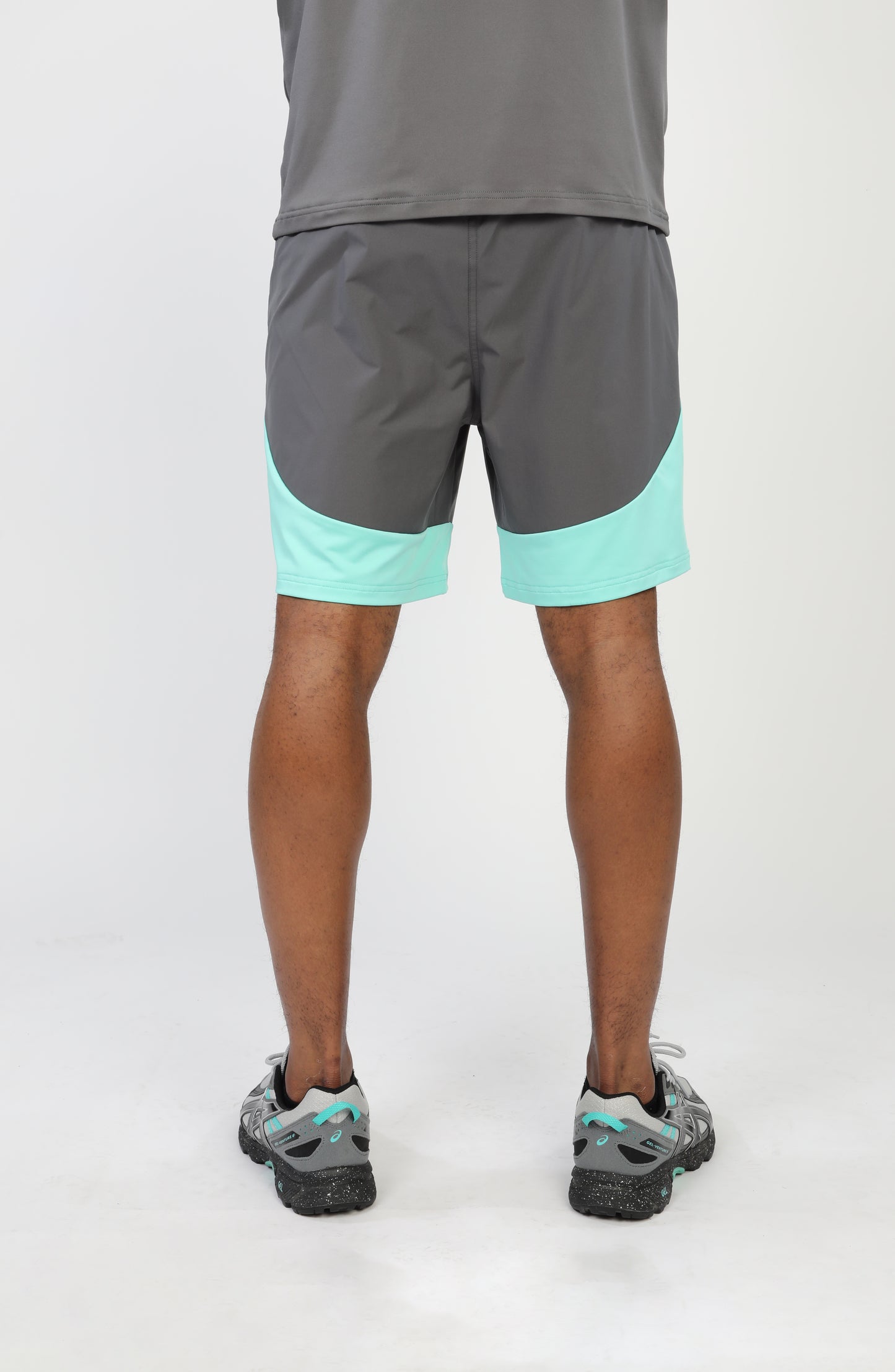 Glide Shorts - Iron Gate/Mint