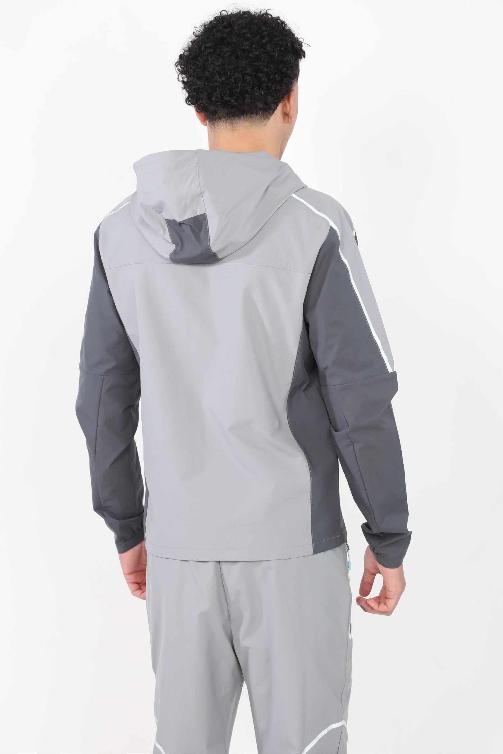 Reflect Jacket - Light Grey/Dark Grey/Aqua Blue