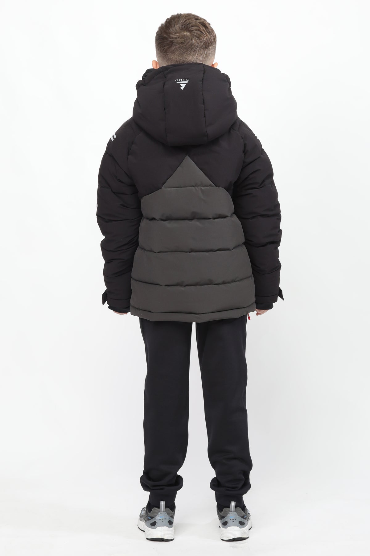 Junior Peak Puffer - Black Smoke