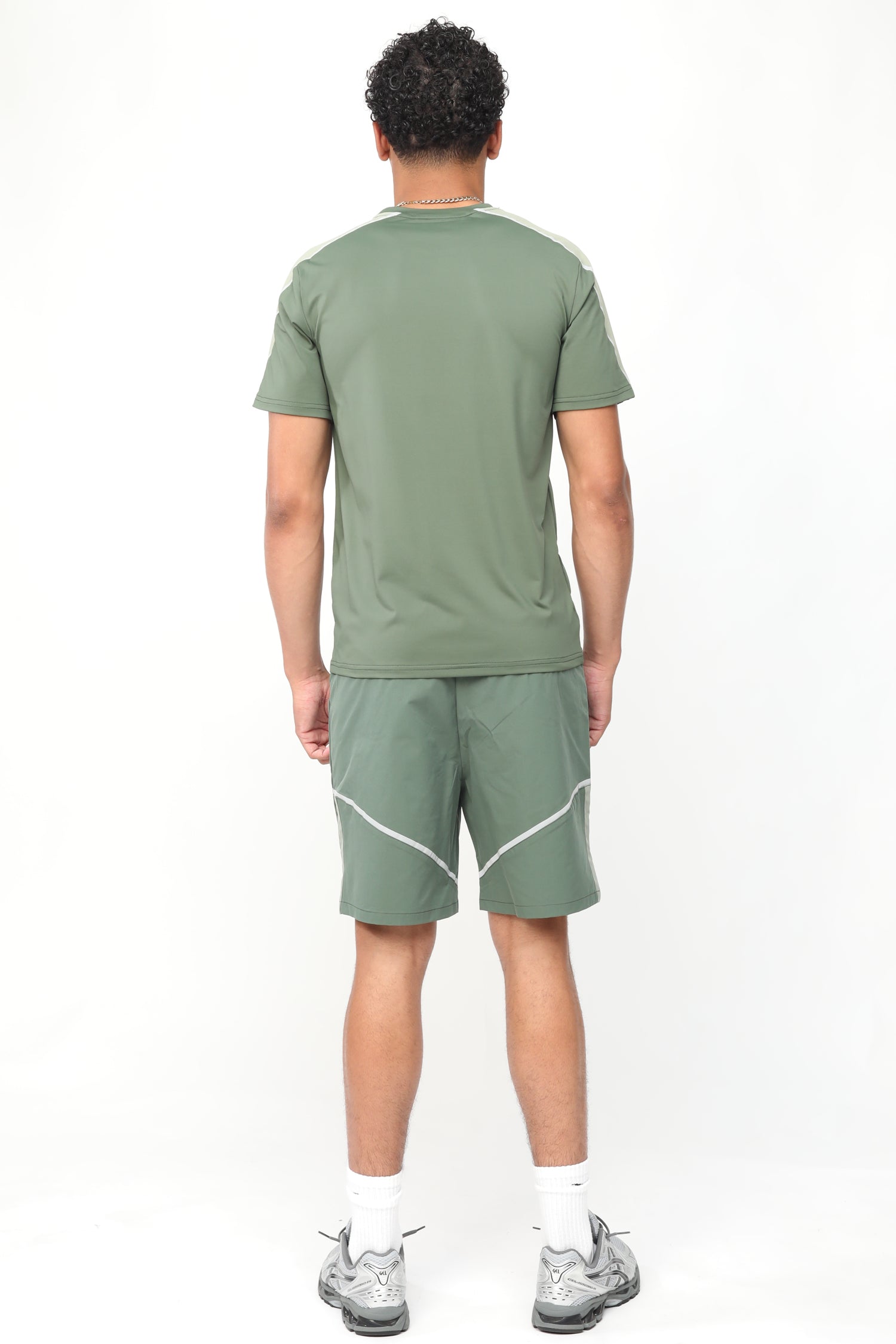 Reflect Tee - Khaki/Forest Green