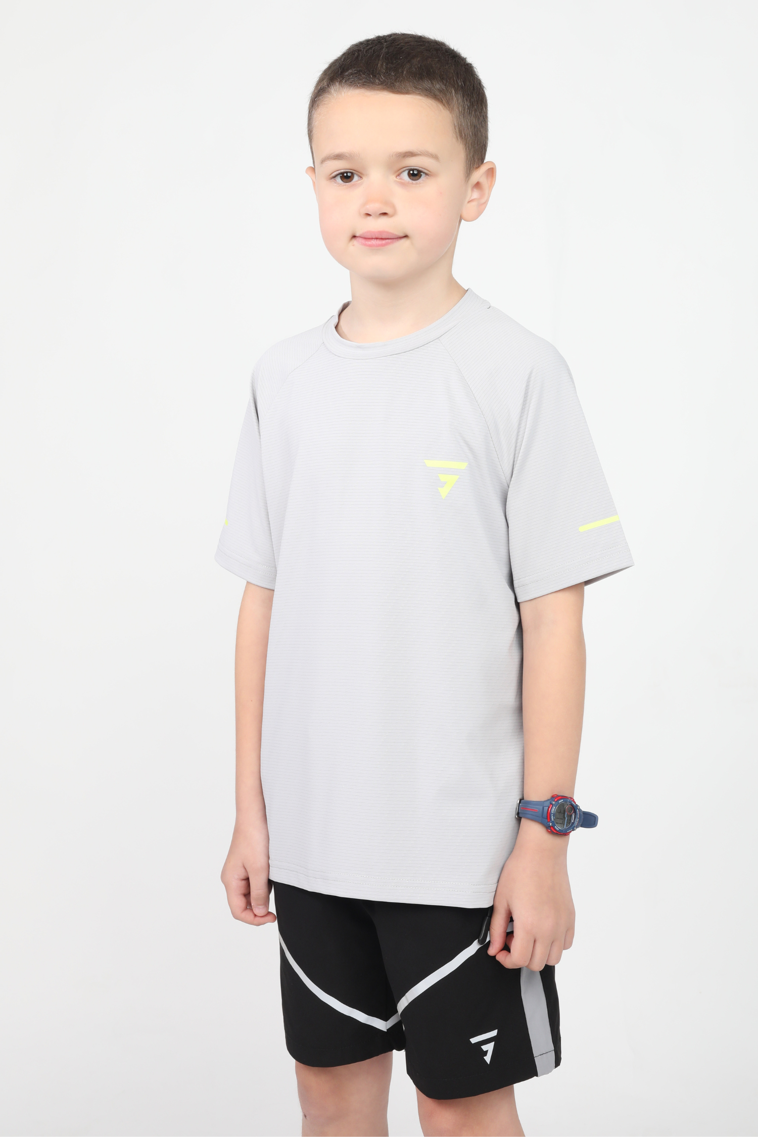 Junior Pace Tee - Light Grey