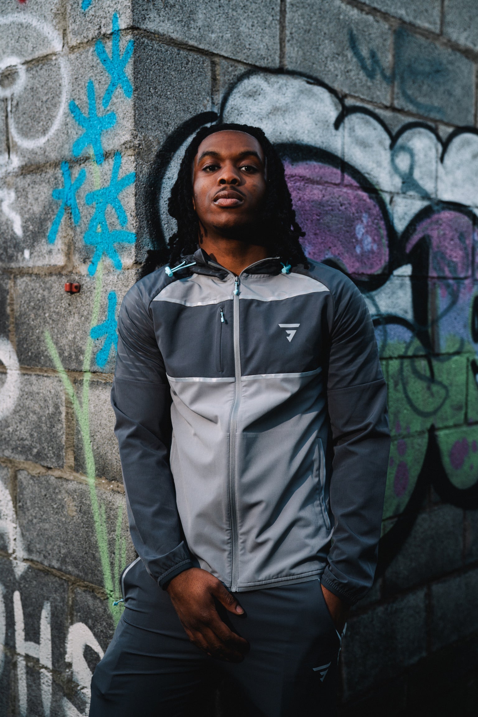 Glitch Jacket - Blue Wave