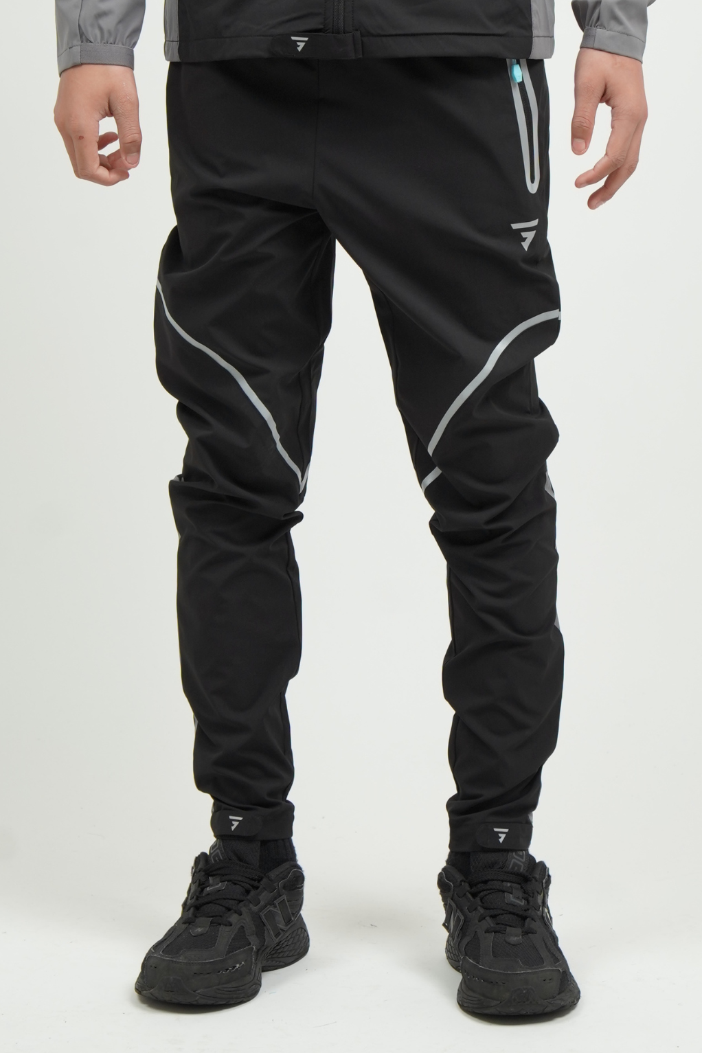 Junior Reflect Pant - Black/Slate Grey/Aqua