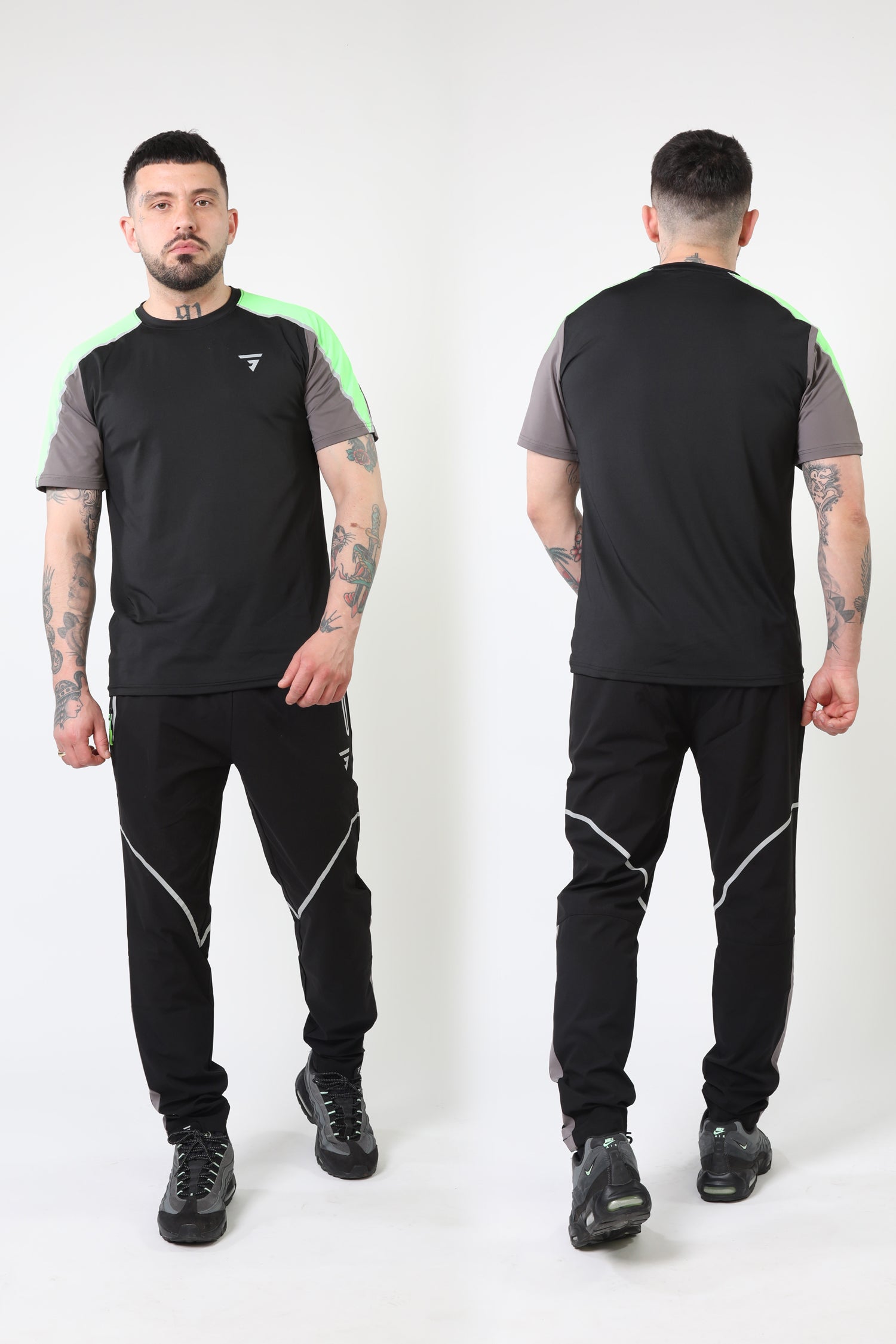 Reflect Tee - Black/Grey/Neon