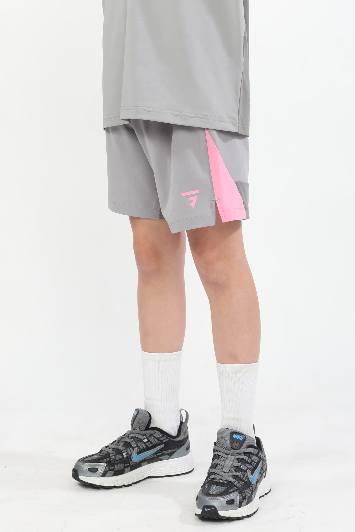Junior Evo Shorts - Pink Foam