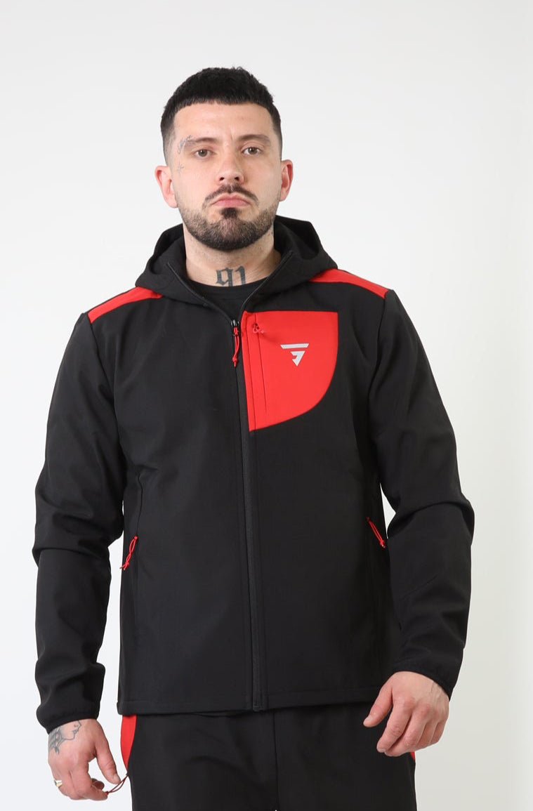 GRIID Aero Jacket - Black/Red