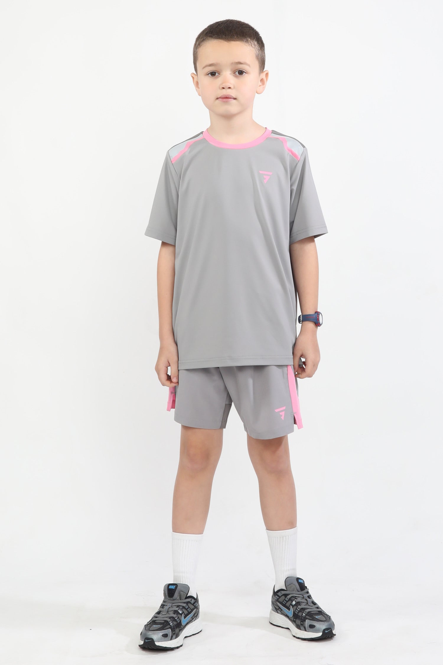 Junior Evo Shorts - Pink Foam