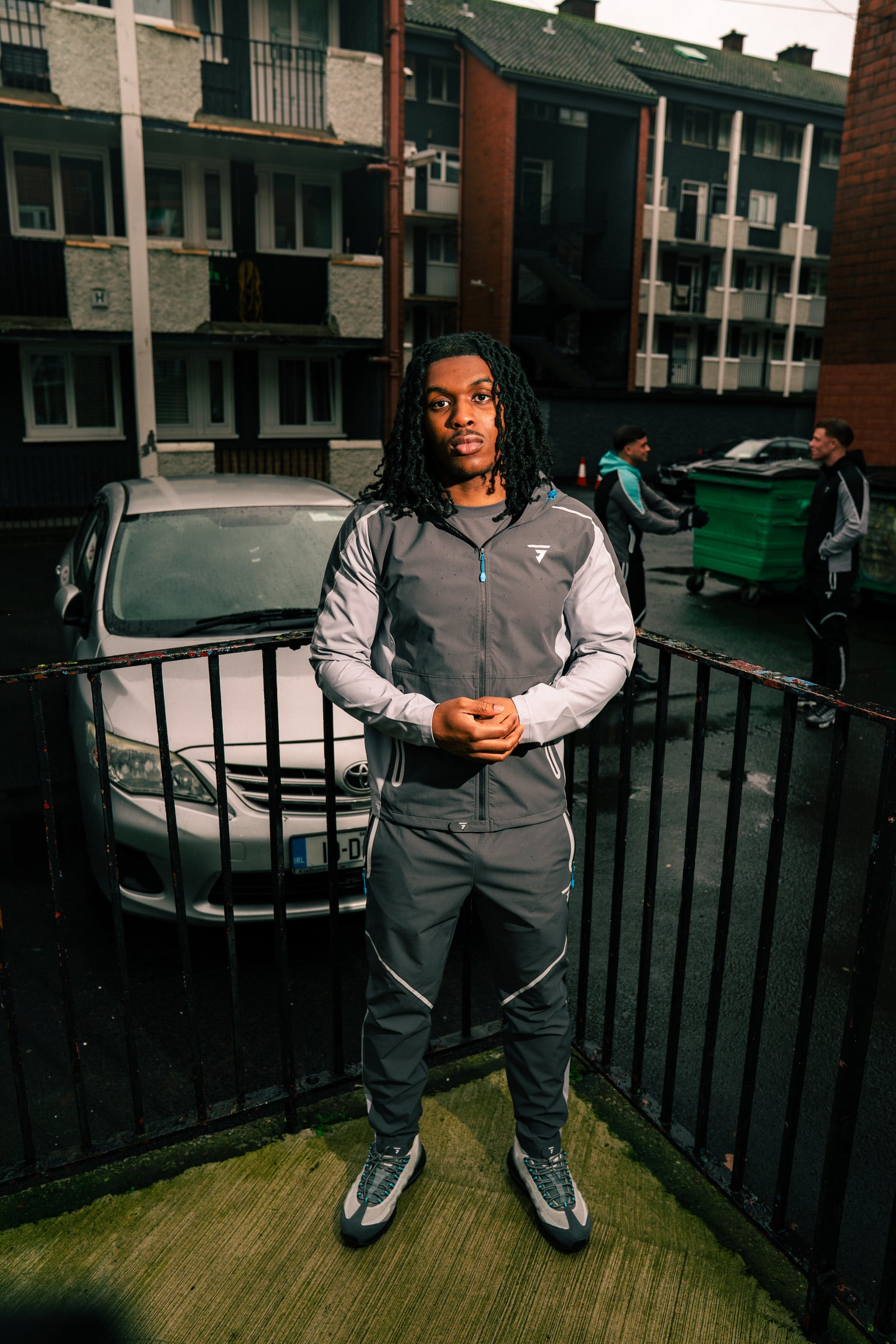 GRIID Reflect Pant - Dark Grey/Light Grey/Blue