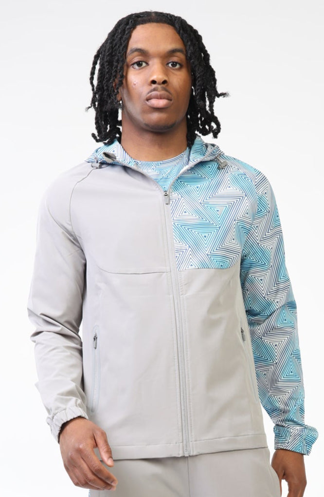 Prism Jacket - Platinum Grey/Blue