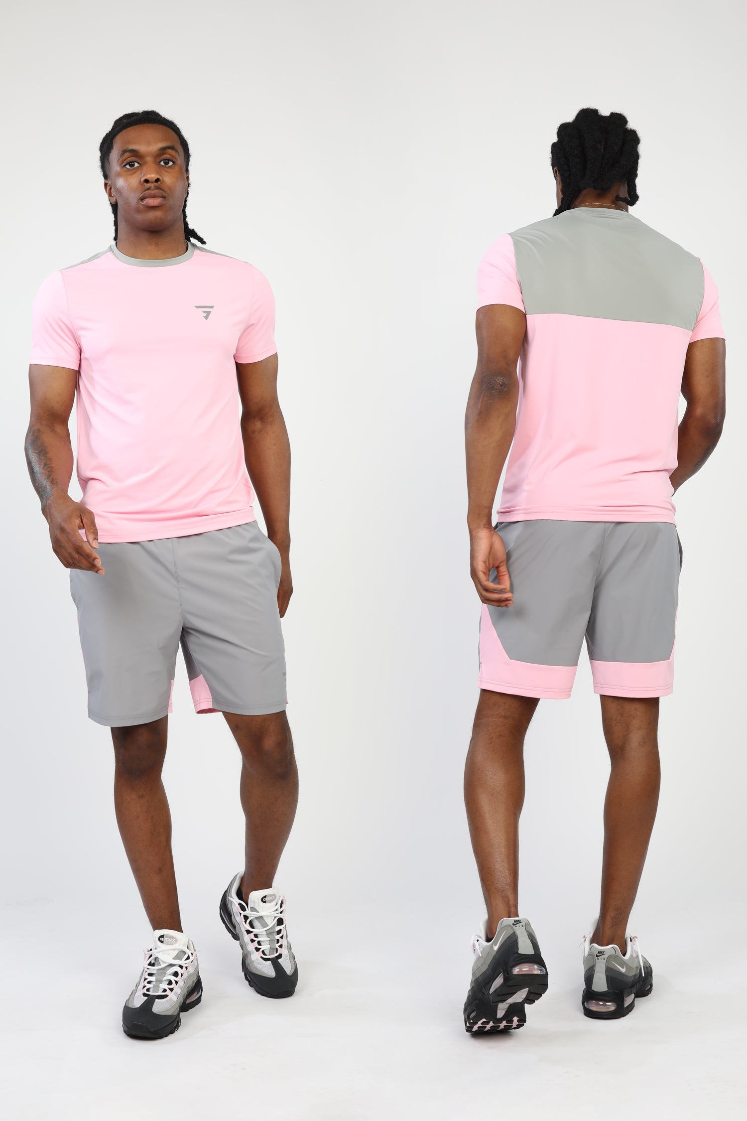 GRIID Pulse Tee - Monument/Pink Foam