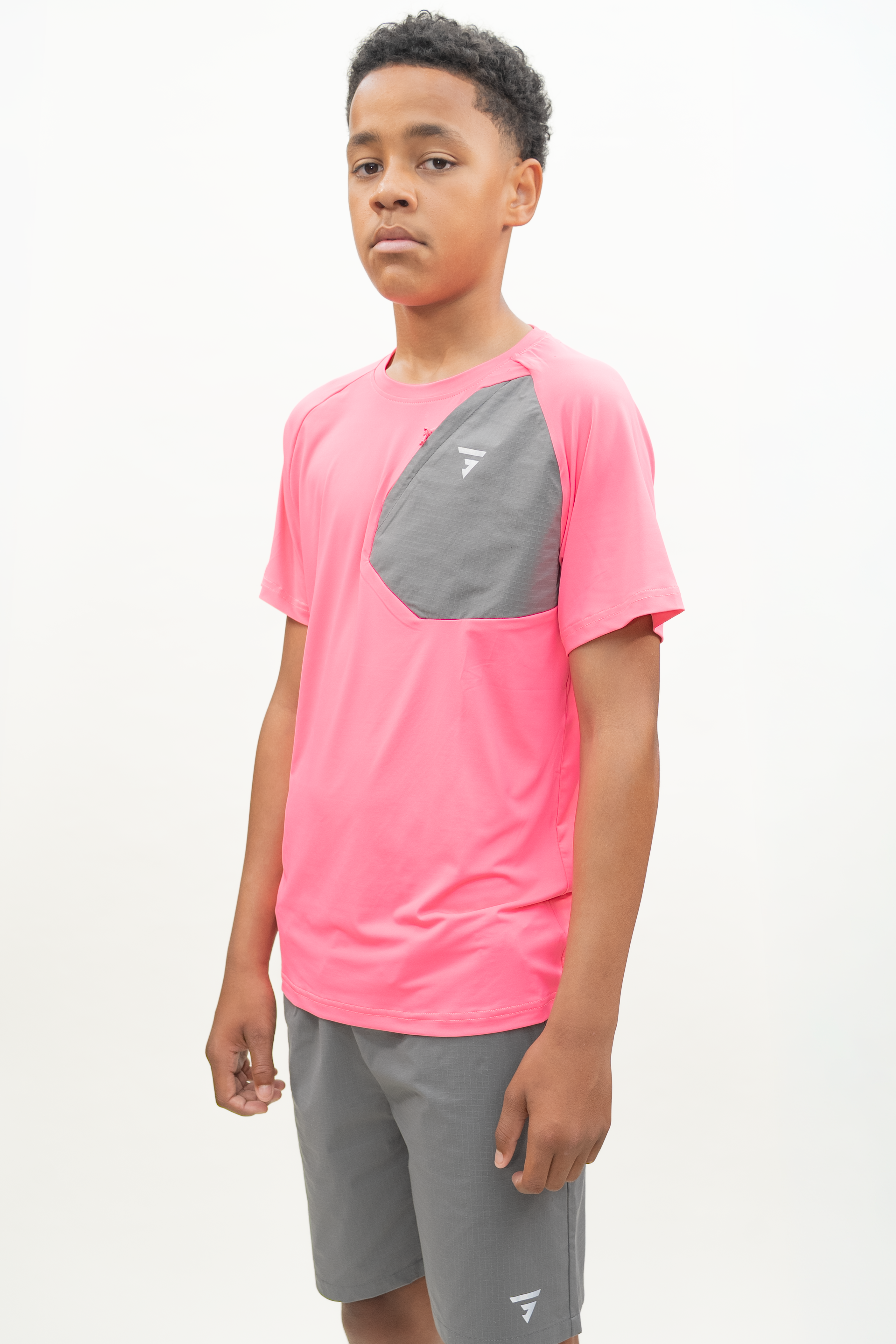 Junior Velo Tee - Pink Slate