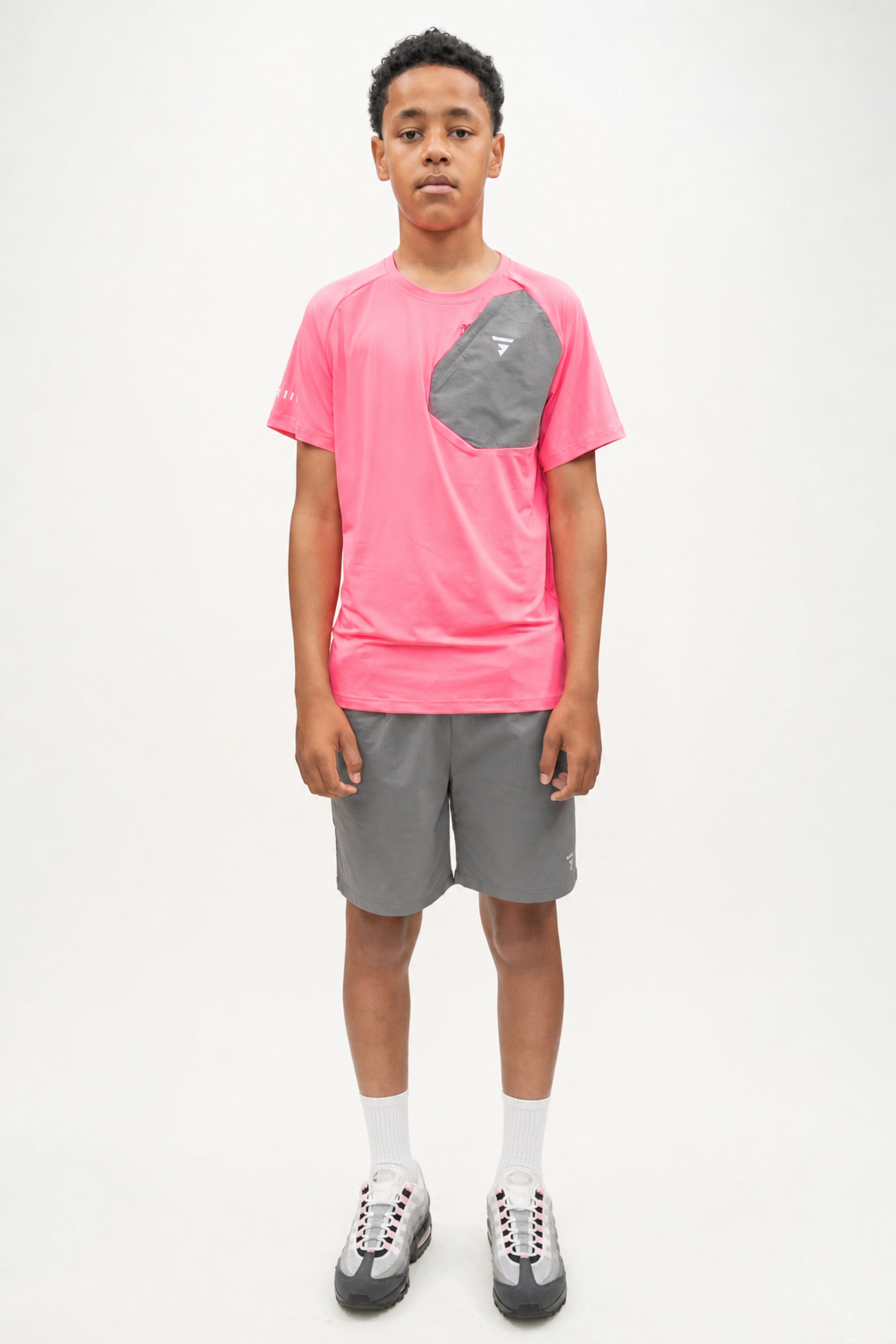 Junior Velo Tee - Pink Slate
