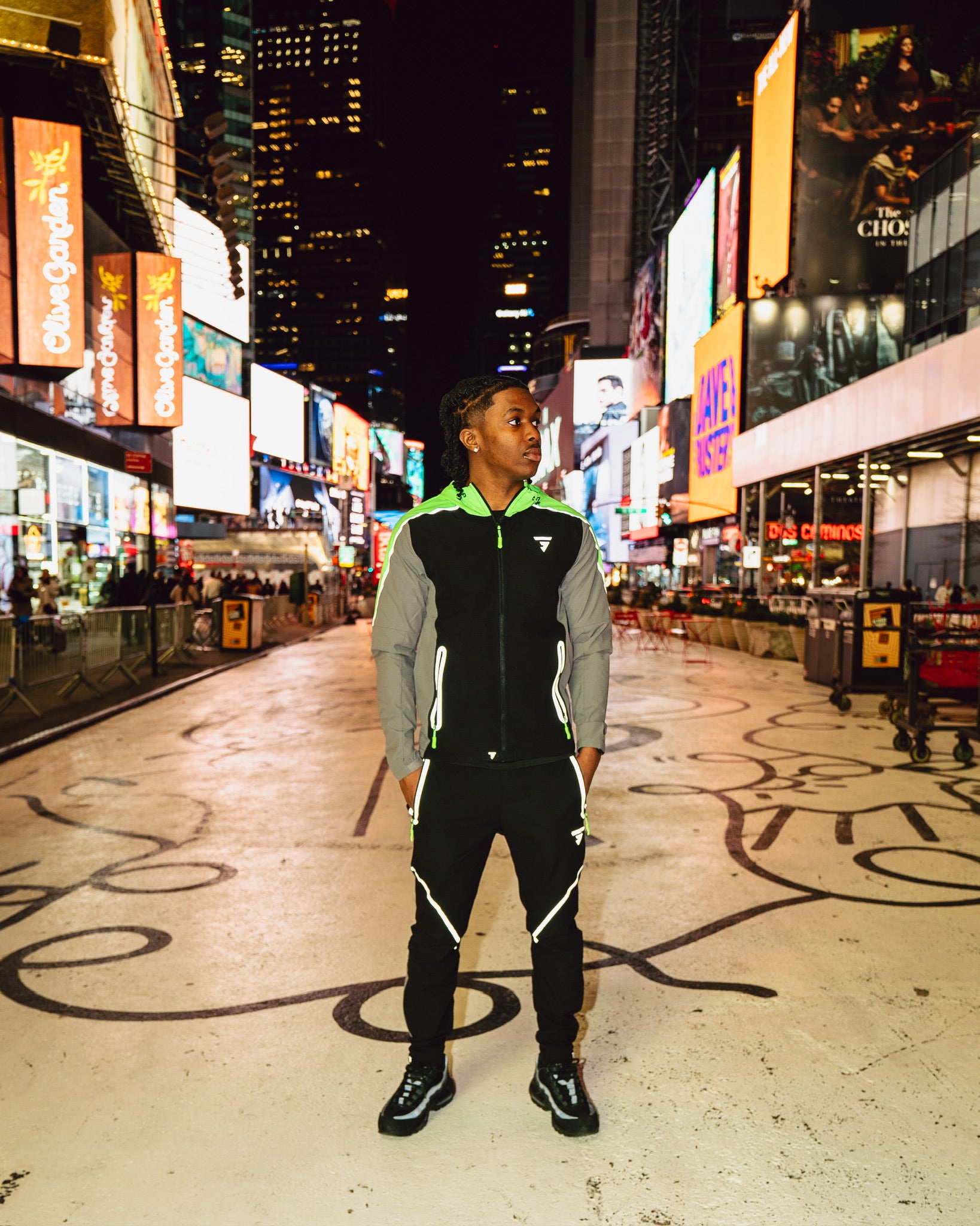 GRIID Reflect Pant - Black/Grey/Neon