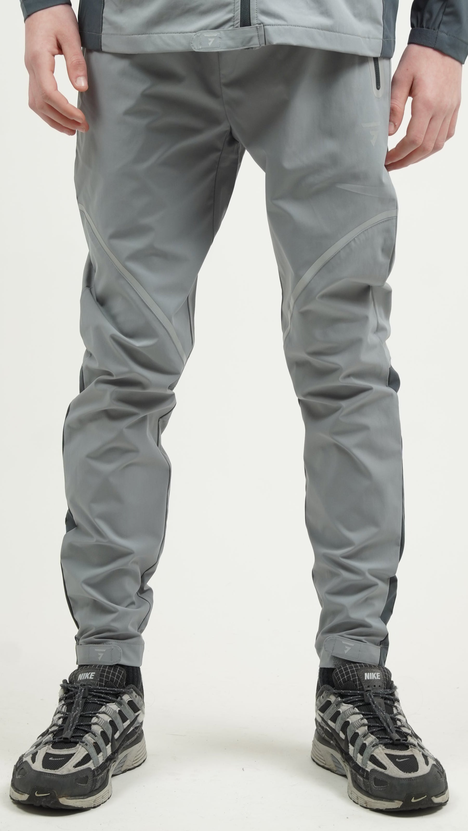 Junior Reflect Pant - Light Grey/Dark Grey/Aqua Blue