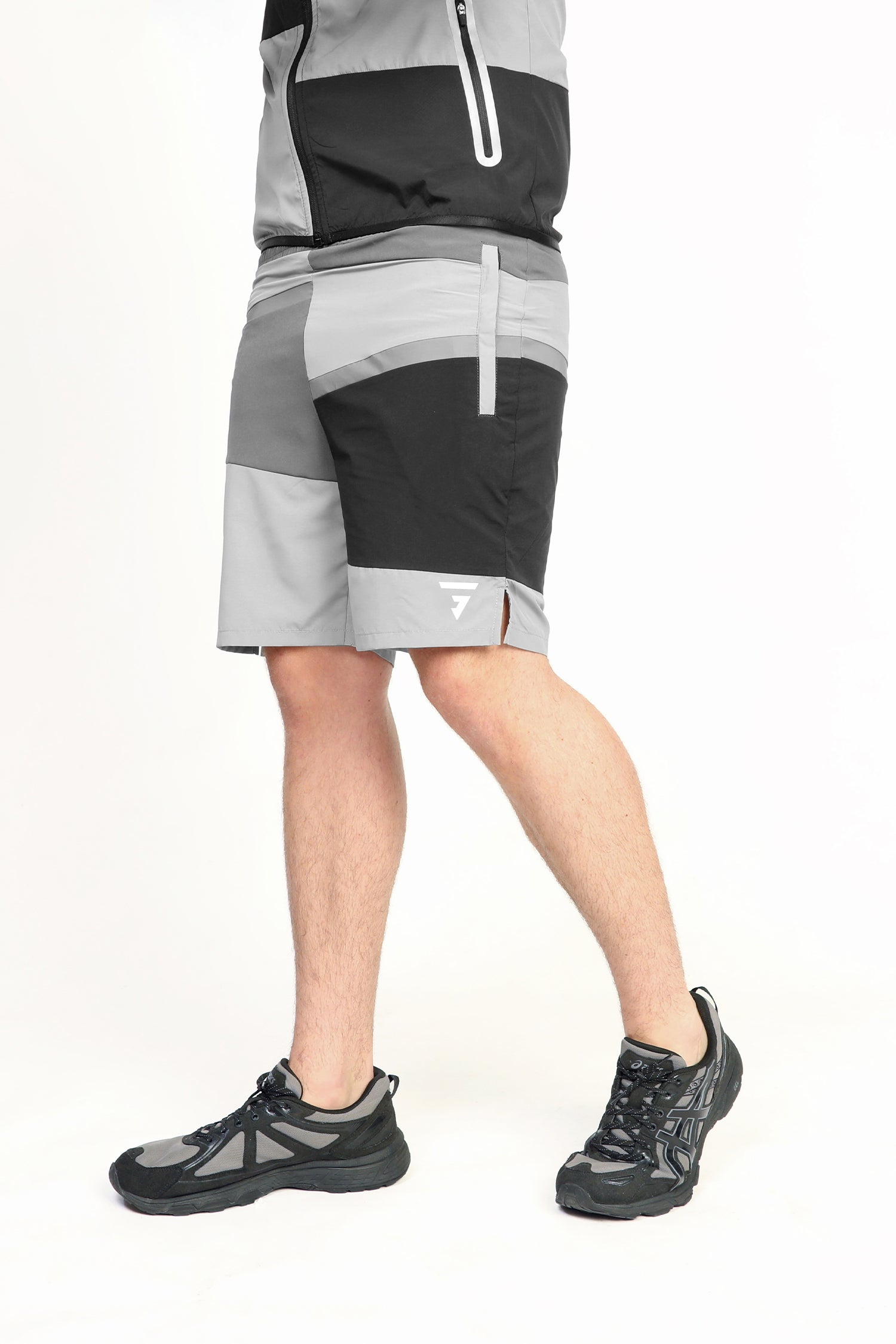 GRIID Panel Shorts - Black/Onyx/Platinum Grey