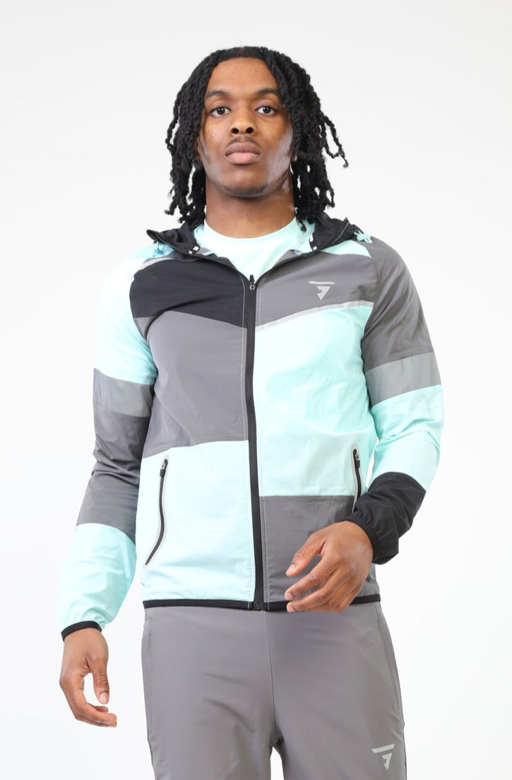 GRIID Panel Jacket - Black/Onyx/Aqua