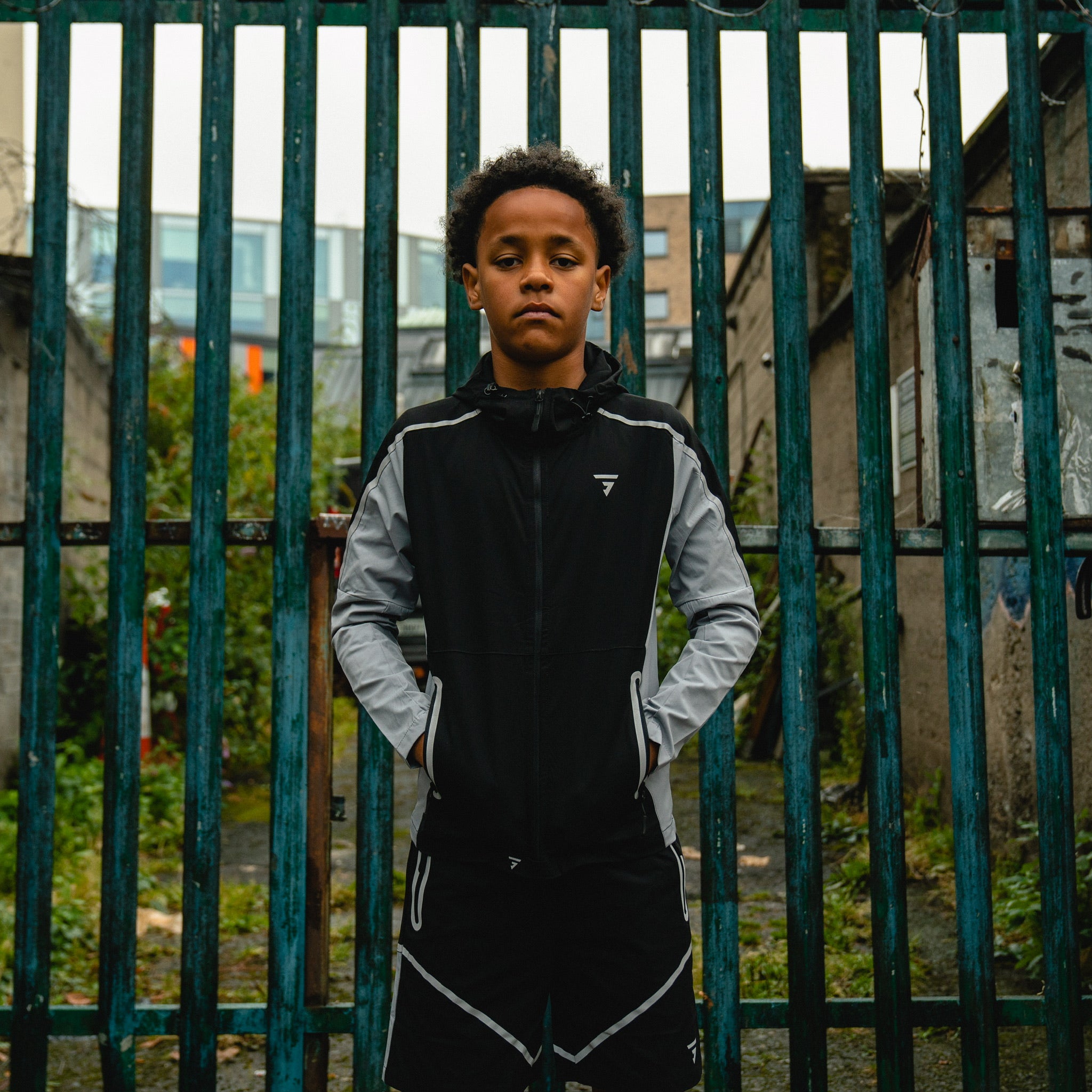 Junior Reflect Jacket - Black/Grey
