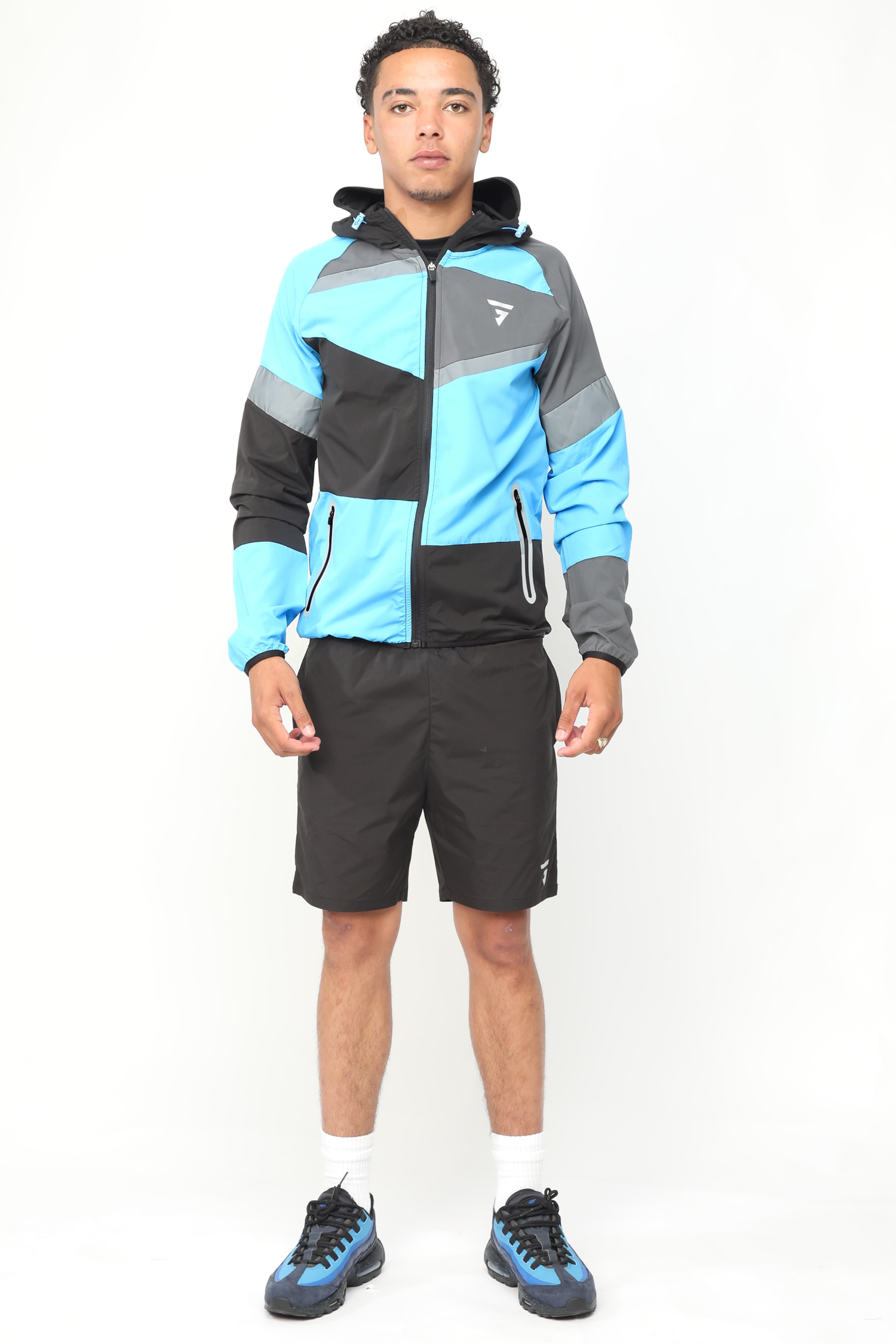Panel Jacket - Black/Onyx/Blue