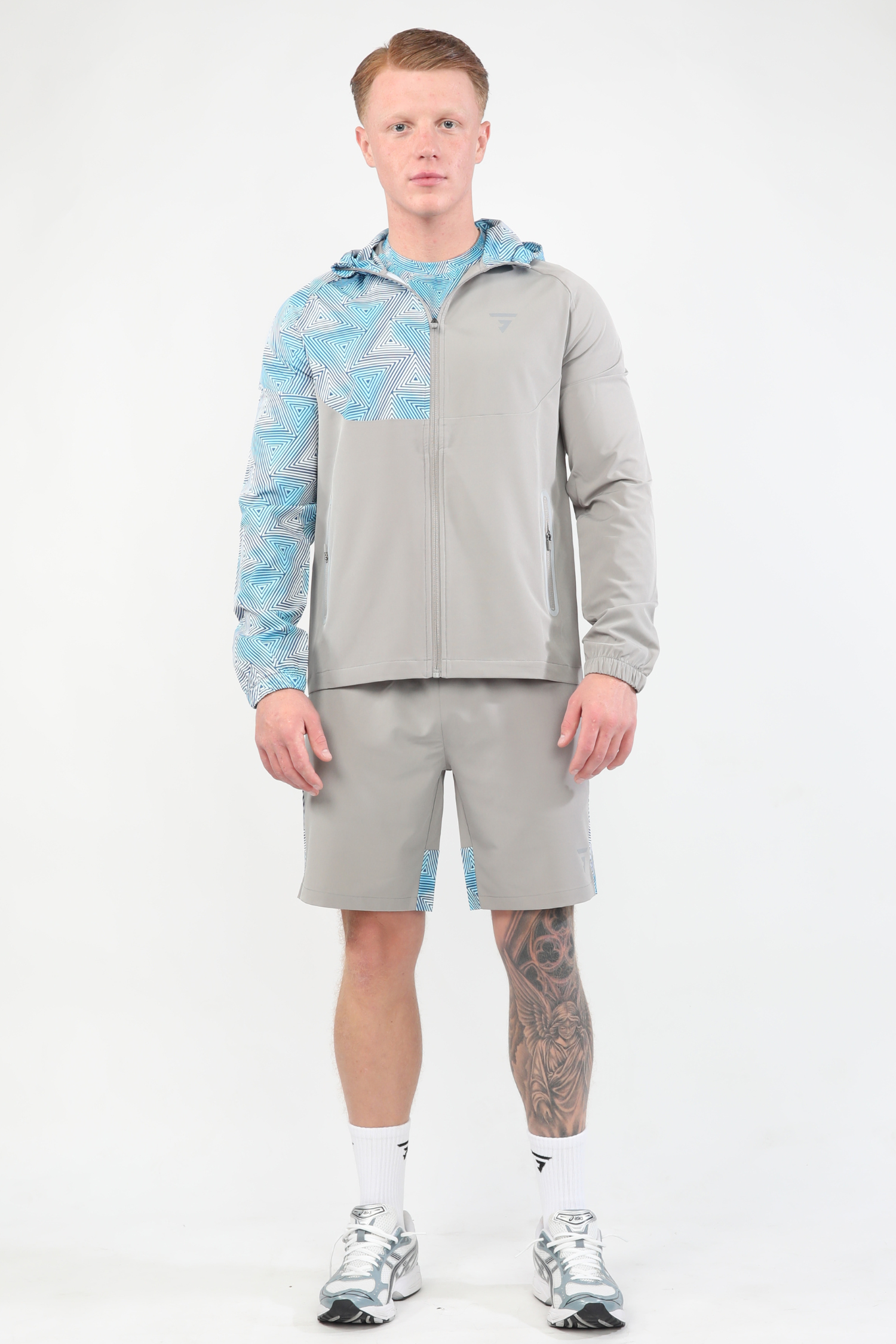 Prism Shorts - Grey/Blue