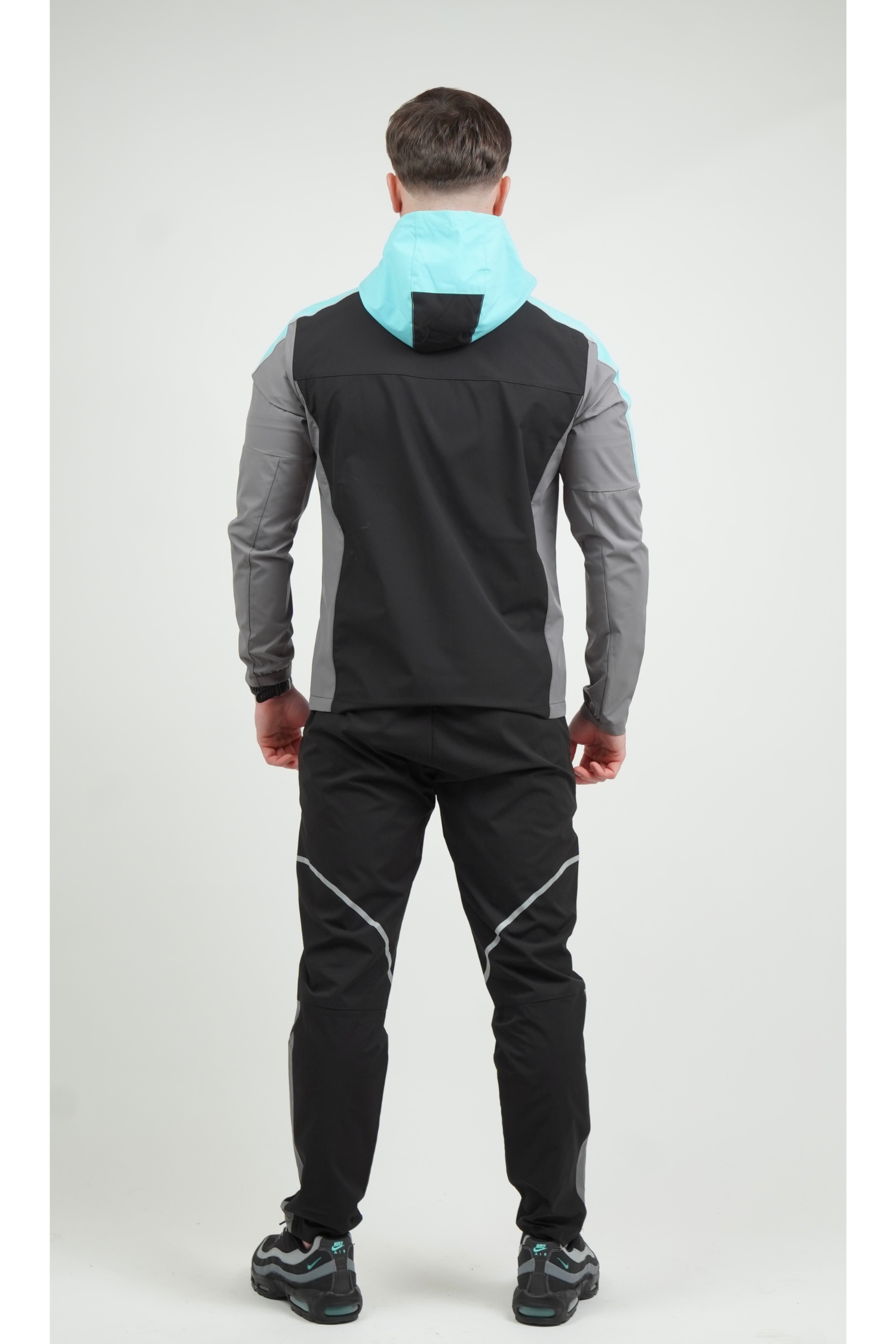 GRIID Reflect Pant - Black/Slate Grey/Aqua