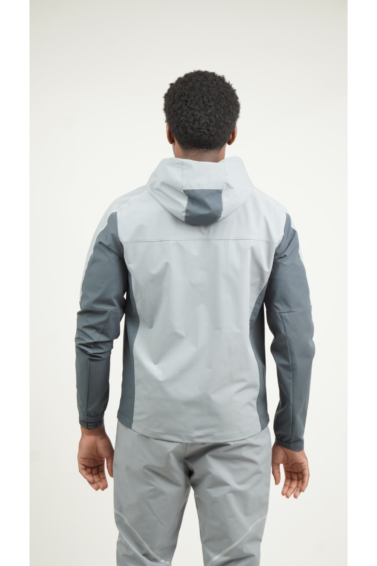 Reflect Jacket - Light Grey/Dark Grey/Aqua Blue