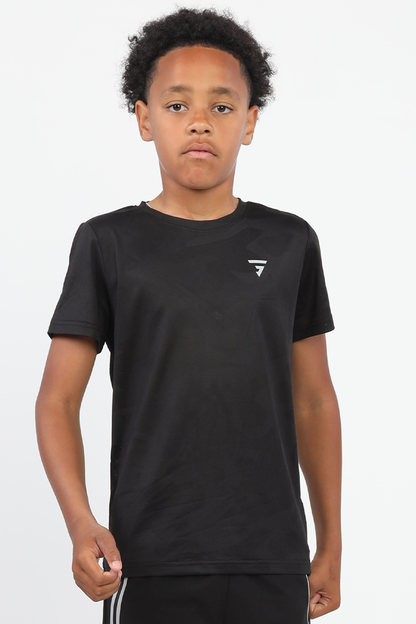 Junior Camo Tee - Black