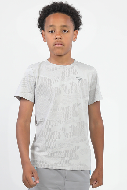 Junior Camo Tee - Grey