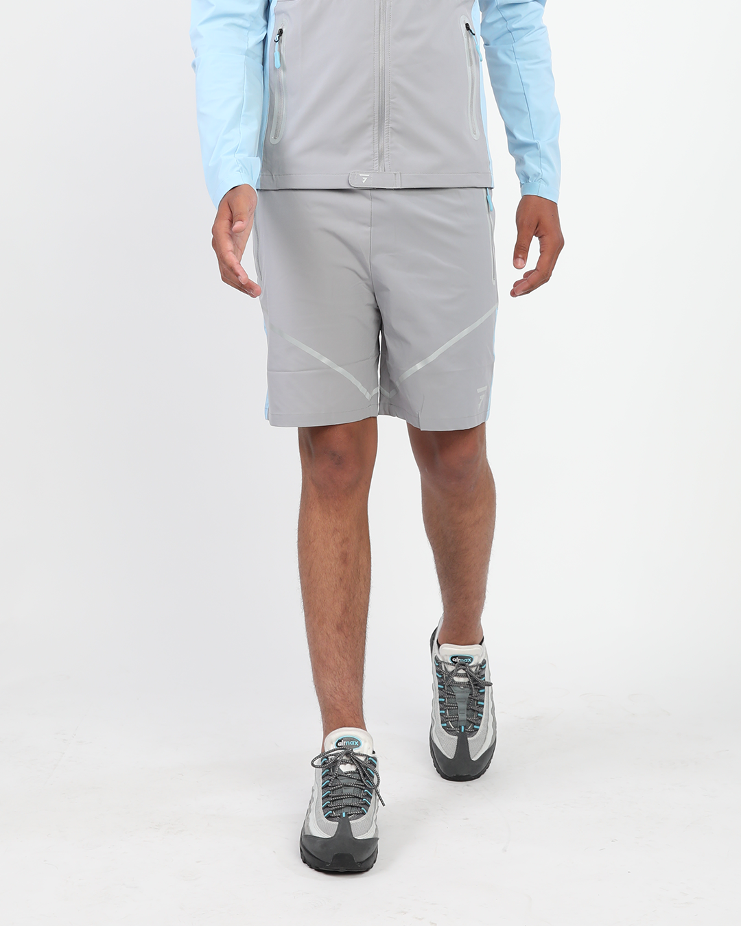 Reflect Shorts - Light Grey/Blue