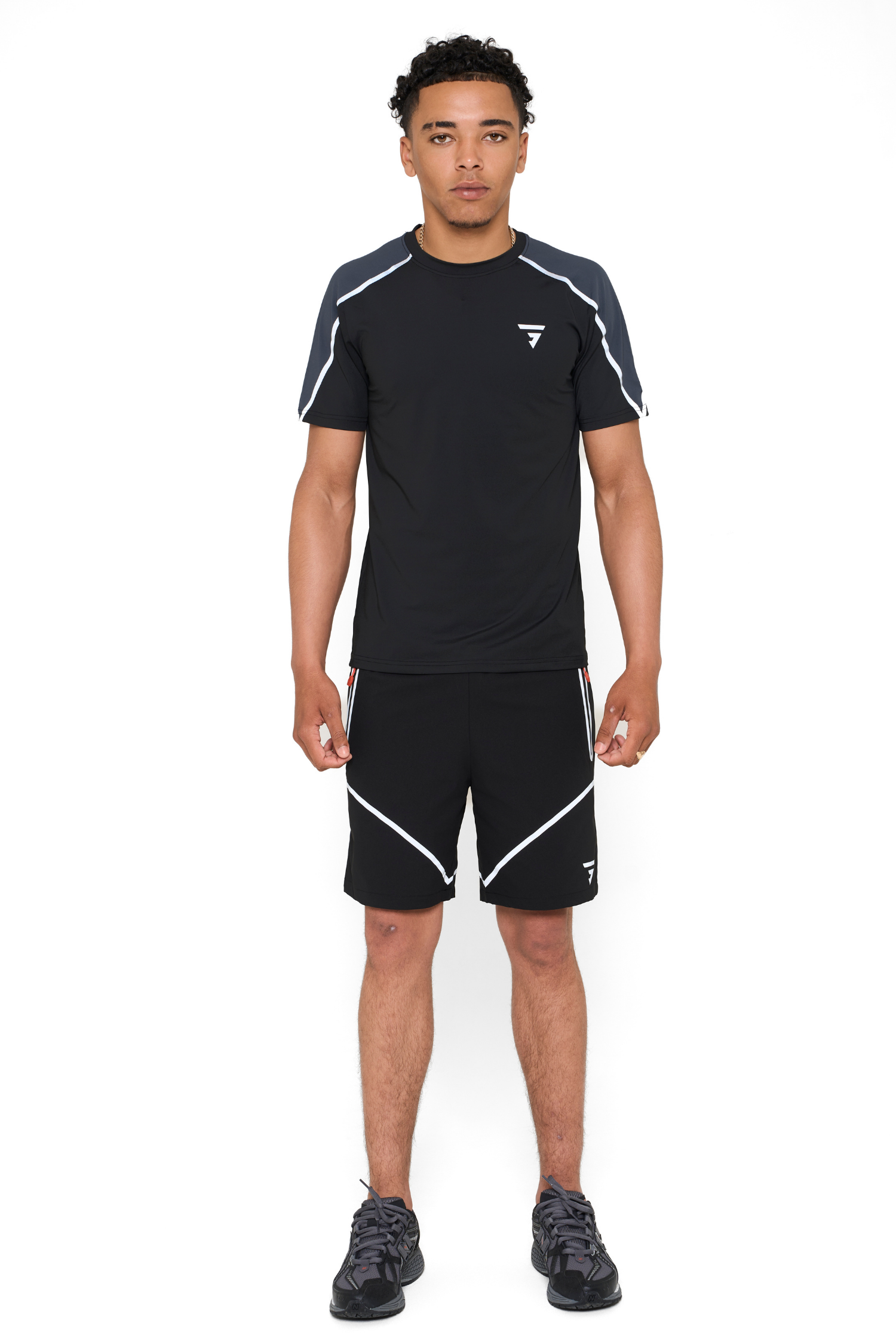 GRIID Reflect Tee - Black/Asphalt