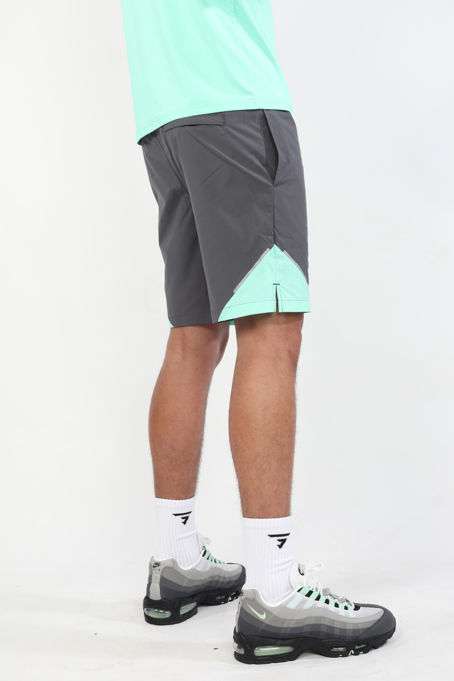 Fusion Shorts - Mint/Grey