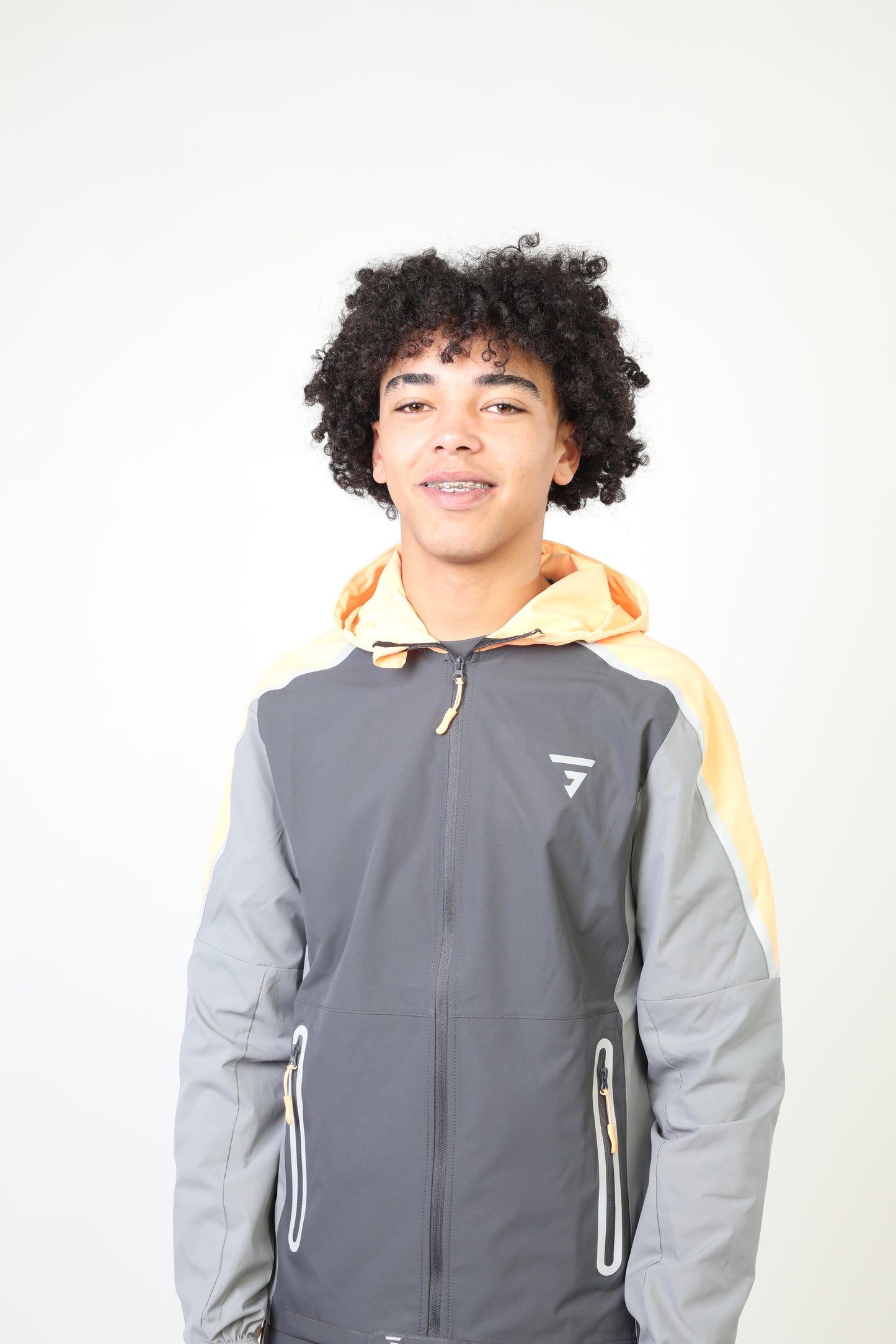 Reflect Jacket - Dark Grey/Light Grey/Orange