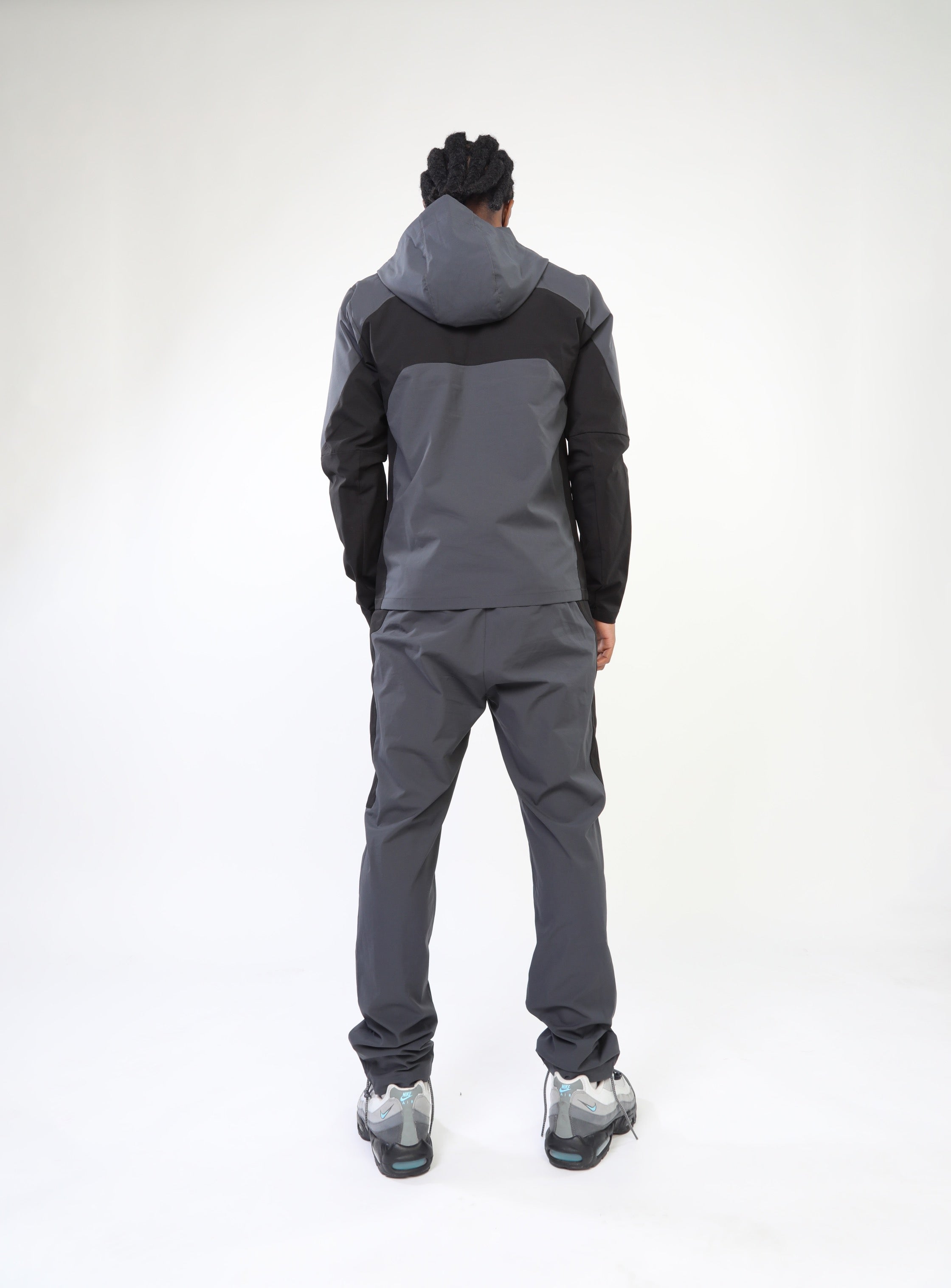 GRIID Ridge Jacket - Shadow Grey/Phantom Black/Electric Blue