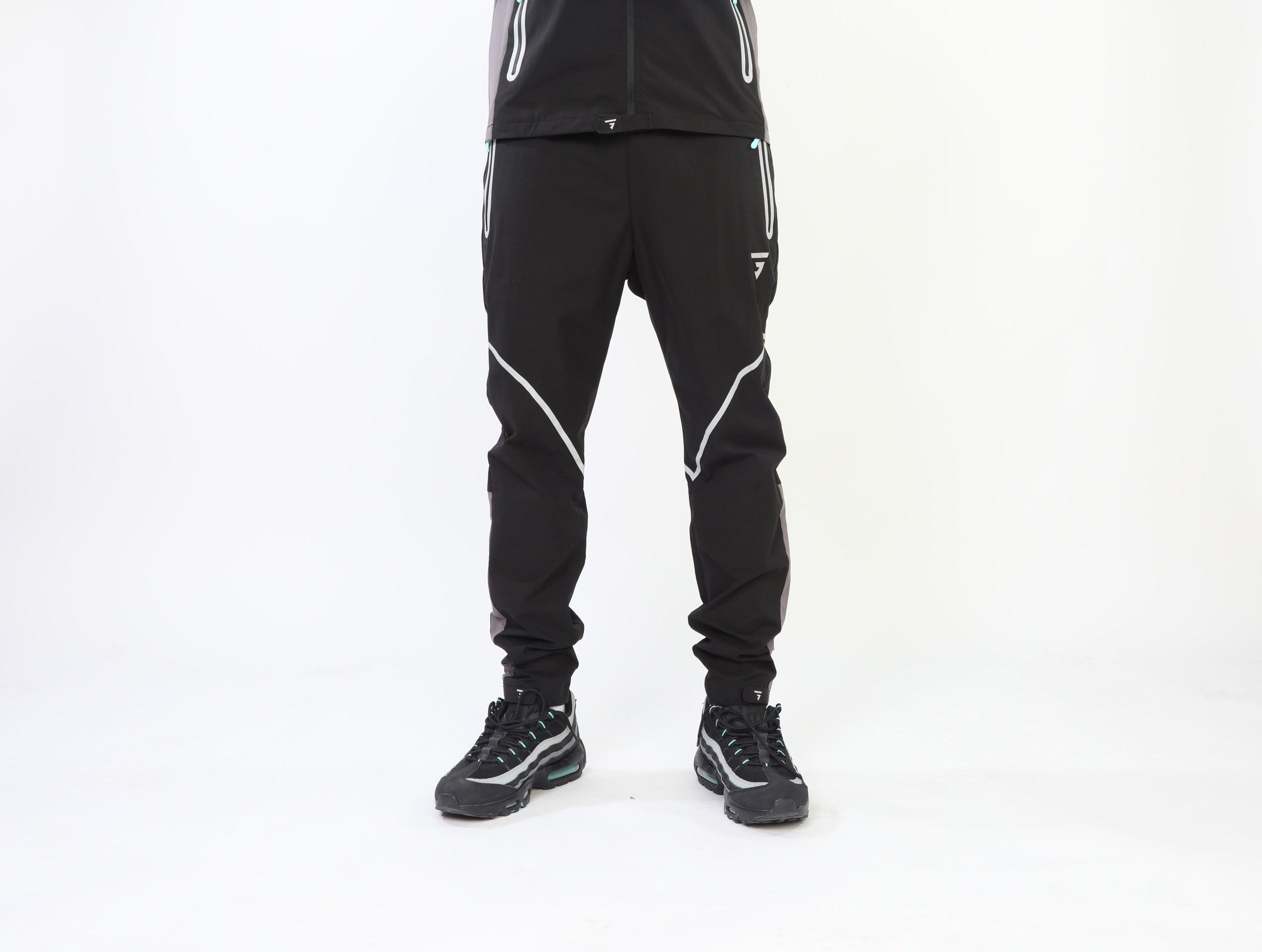 GRIID Reflect Pant - Black/Slate Grey/Aqua