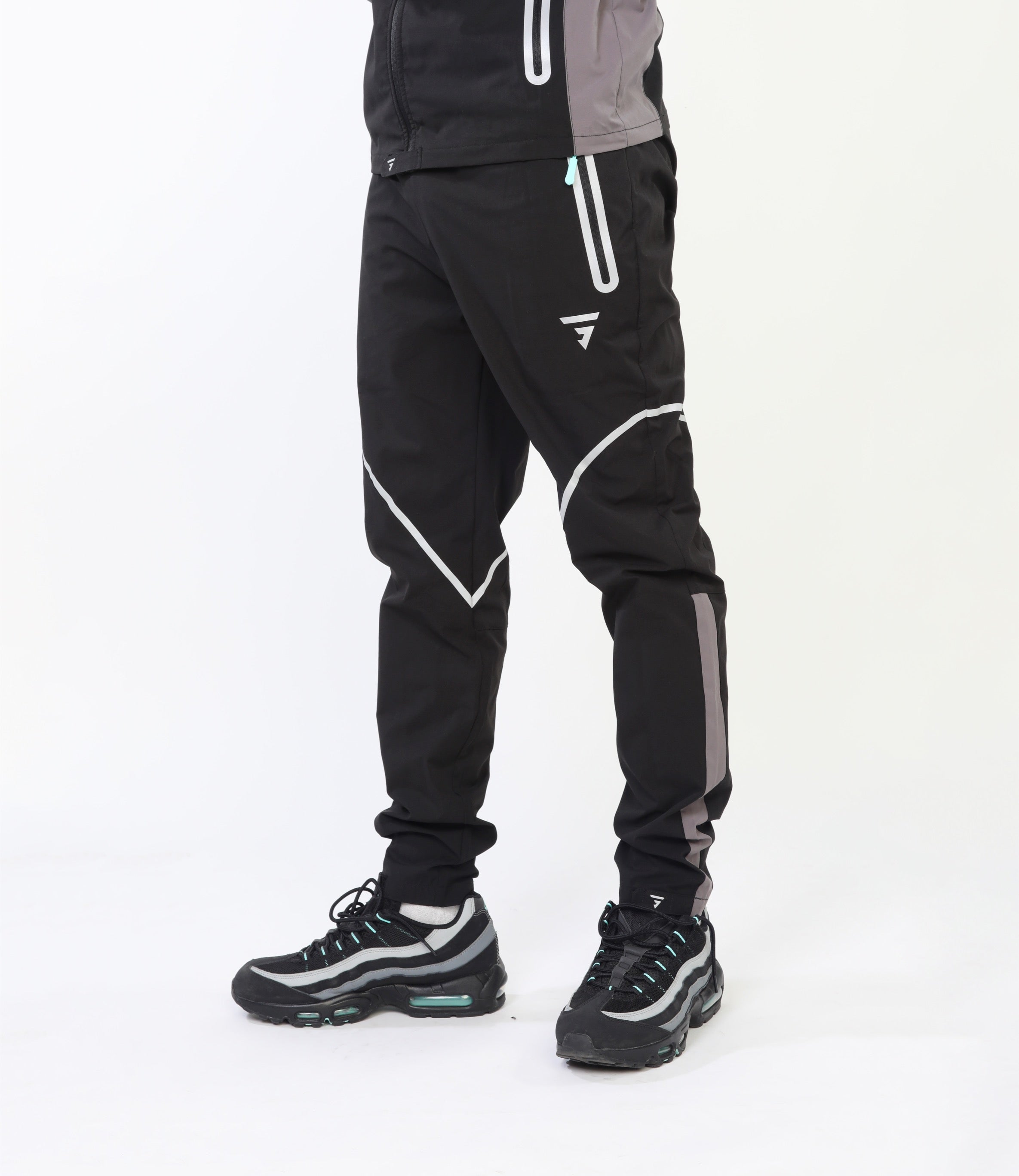 GRIID Reflect Pant - Black/Slate Grey/Aqua