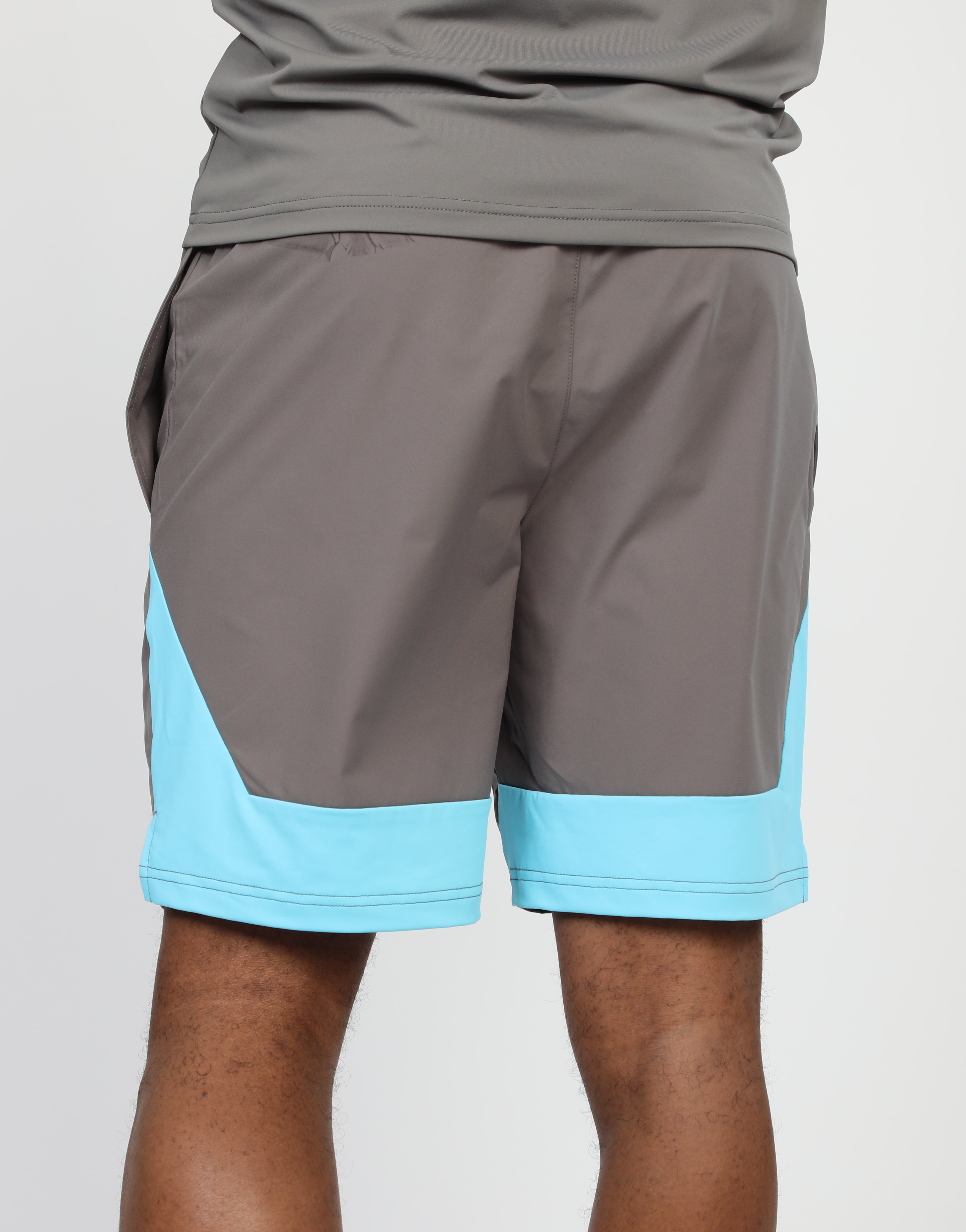 GRIID Pulse Shorts - Steel Grey/Ice Blue
