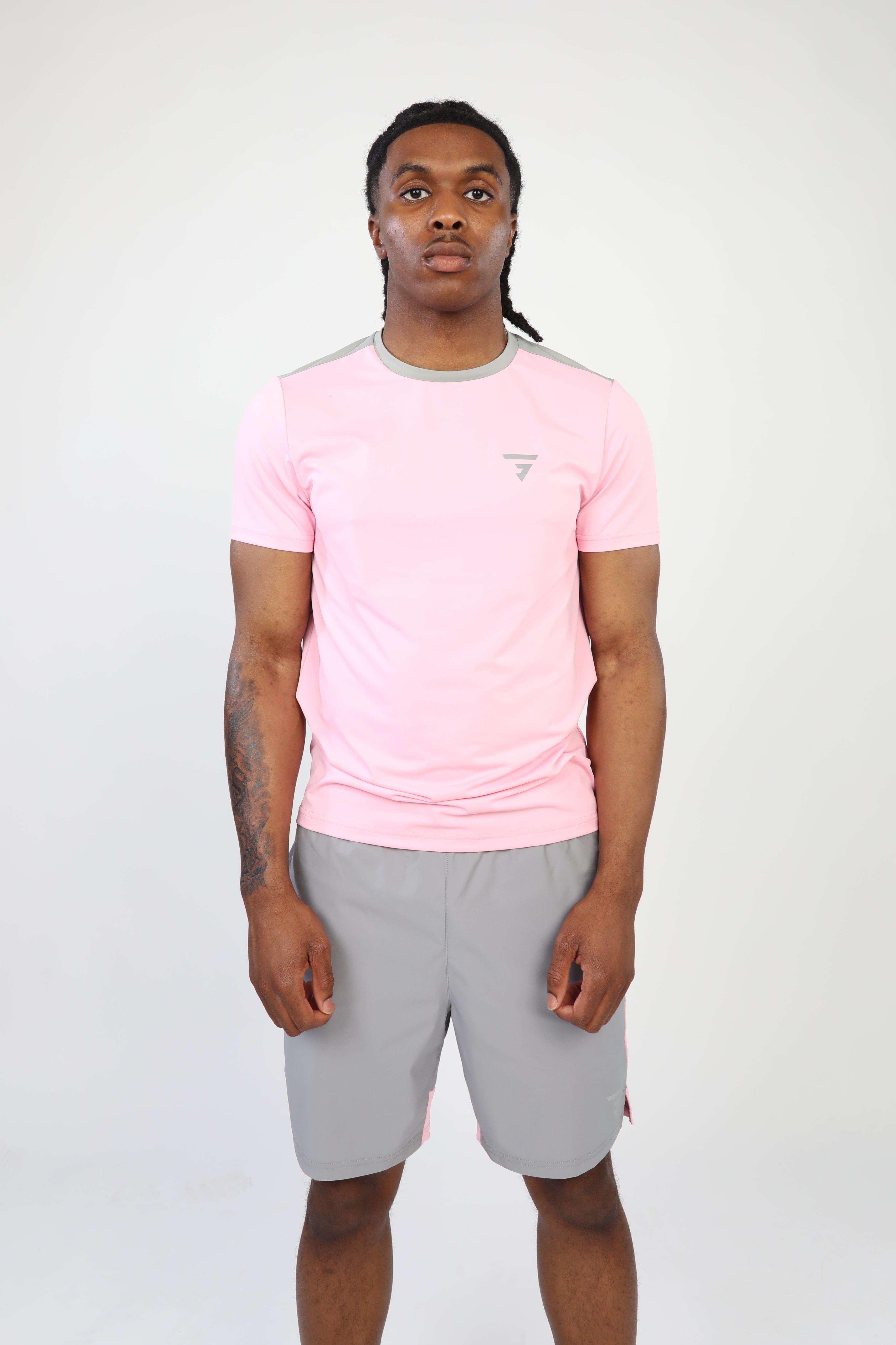 GRIID Pulse Tee - Monument/Pink Foam