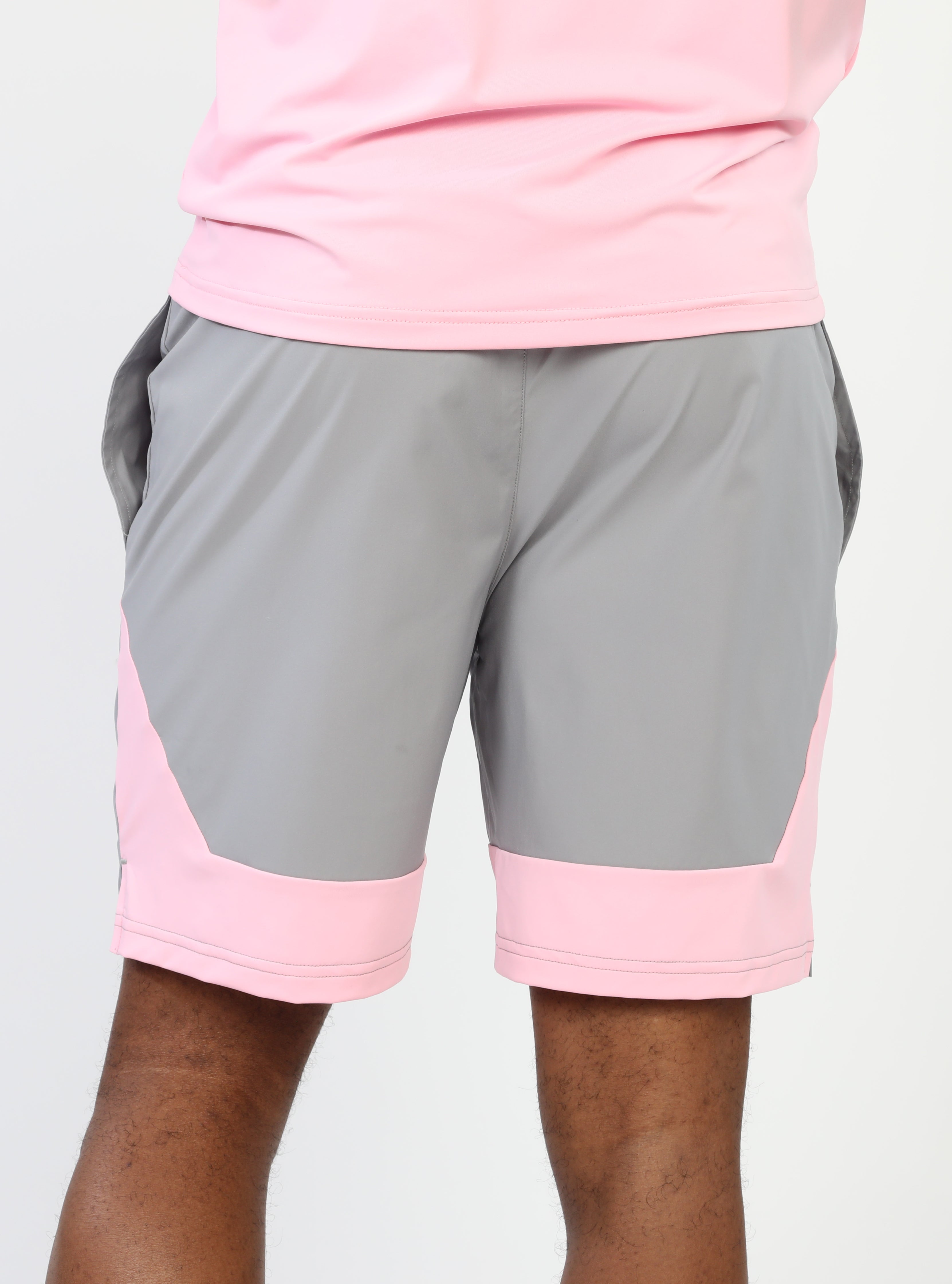 GRIID Pulse Shorts - Monument/Pink Foam