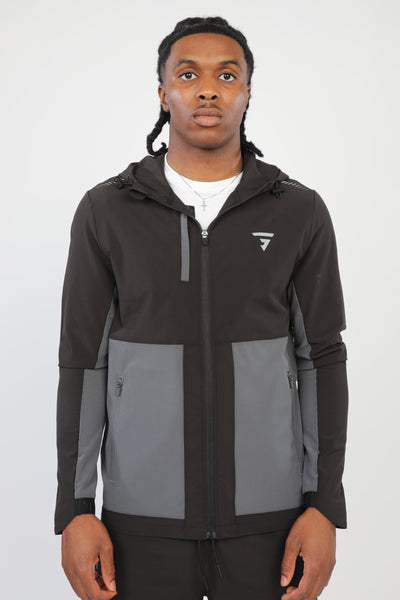 GRIID Body Block Jacket - Black/Steel